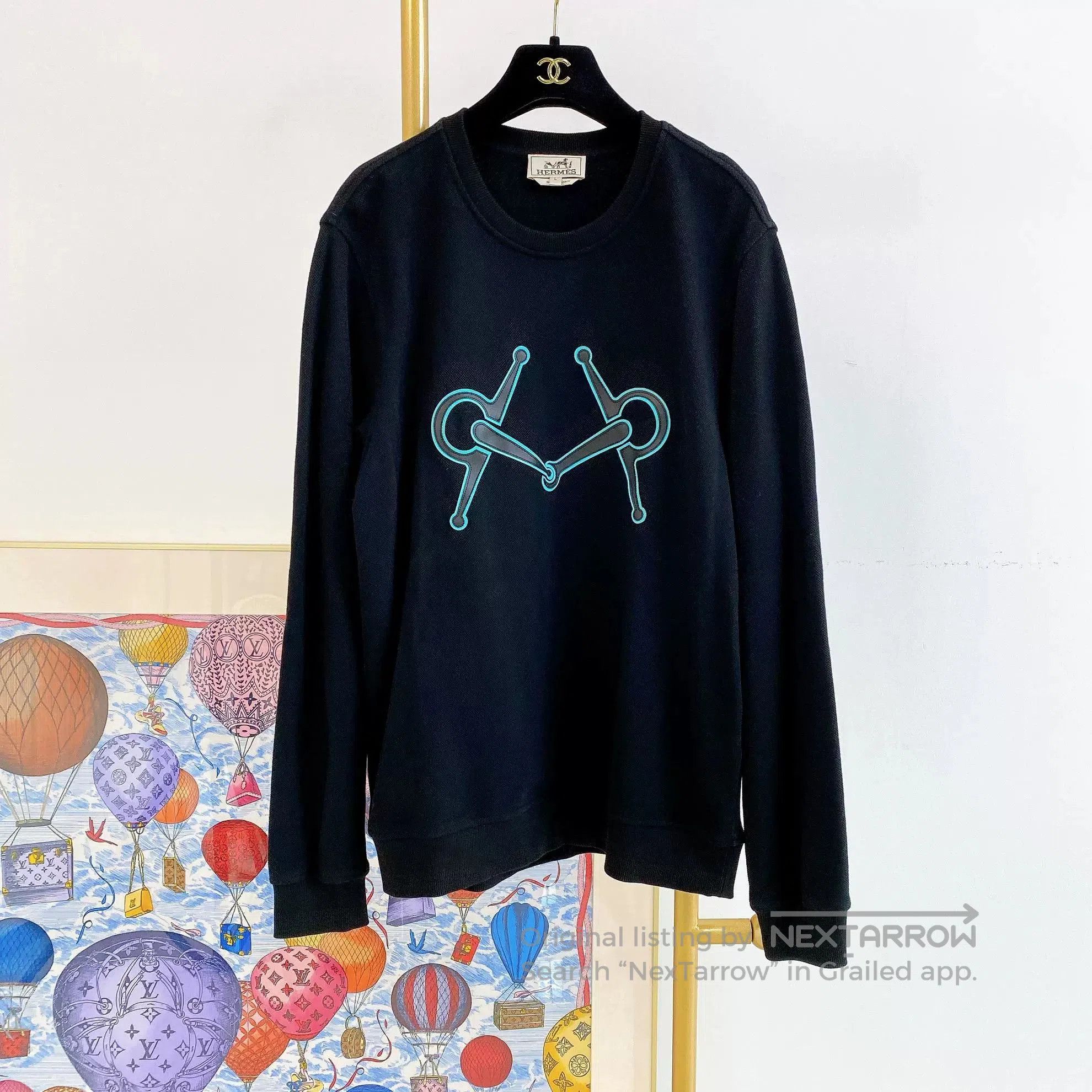 Hermes Hermes Black Sweatshirt L Size. Size US L / EU 52-54 / 3 - 1 Thumbnail
