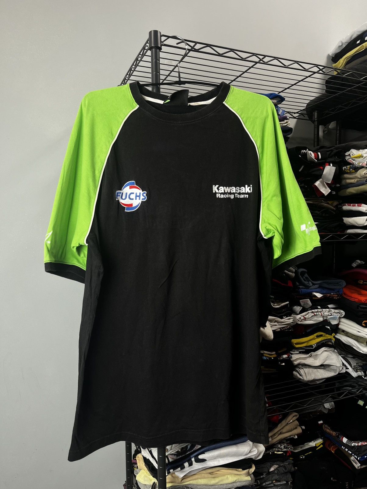 Vintage Vintage Kawasaki Moto GP Racing Team T Shirt Ducati yamaha Size US L / EU 52-54 / 3 - 2 Thumbnail