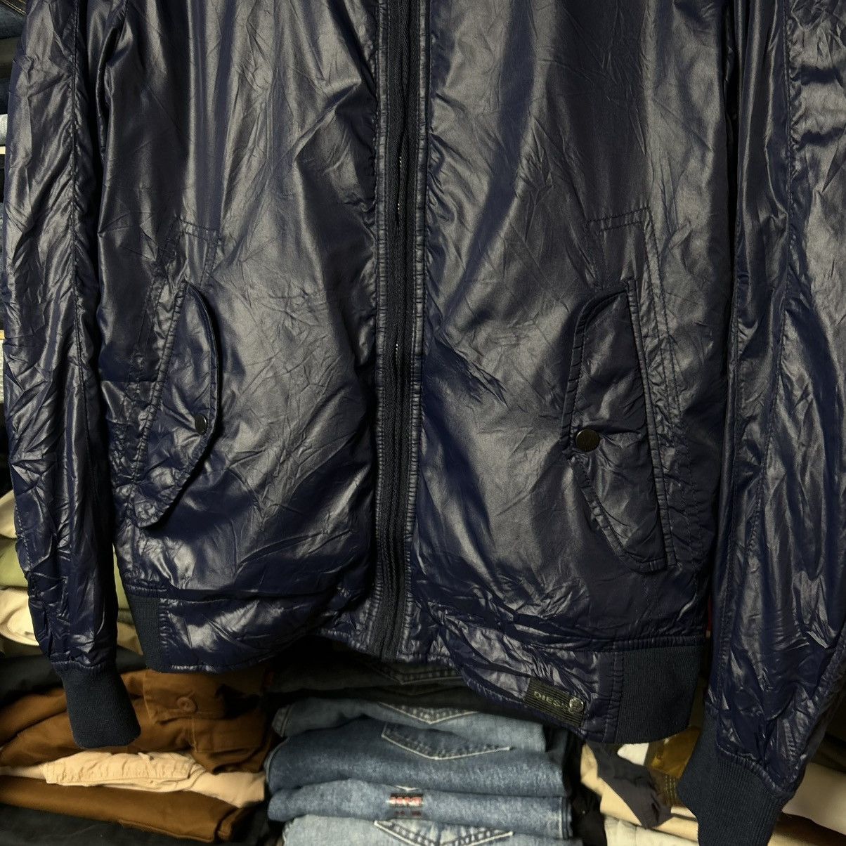 Diesel Luxury Diesel Full Zip Nylon Archival streetwear jacket Size US M / EU 48-50 / 2 - 3 Thumbnail