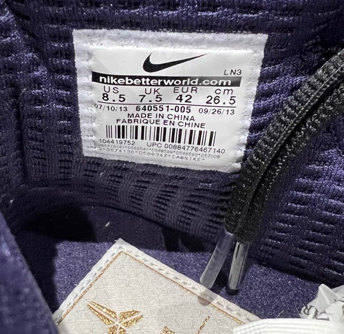 Nike Nike Kobe 3 Prelude J42 Size US 8.5 / EU 41-42 - 7 Thumbnail