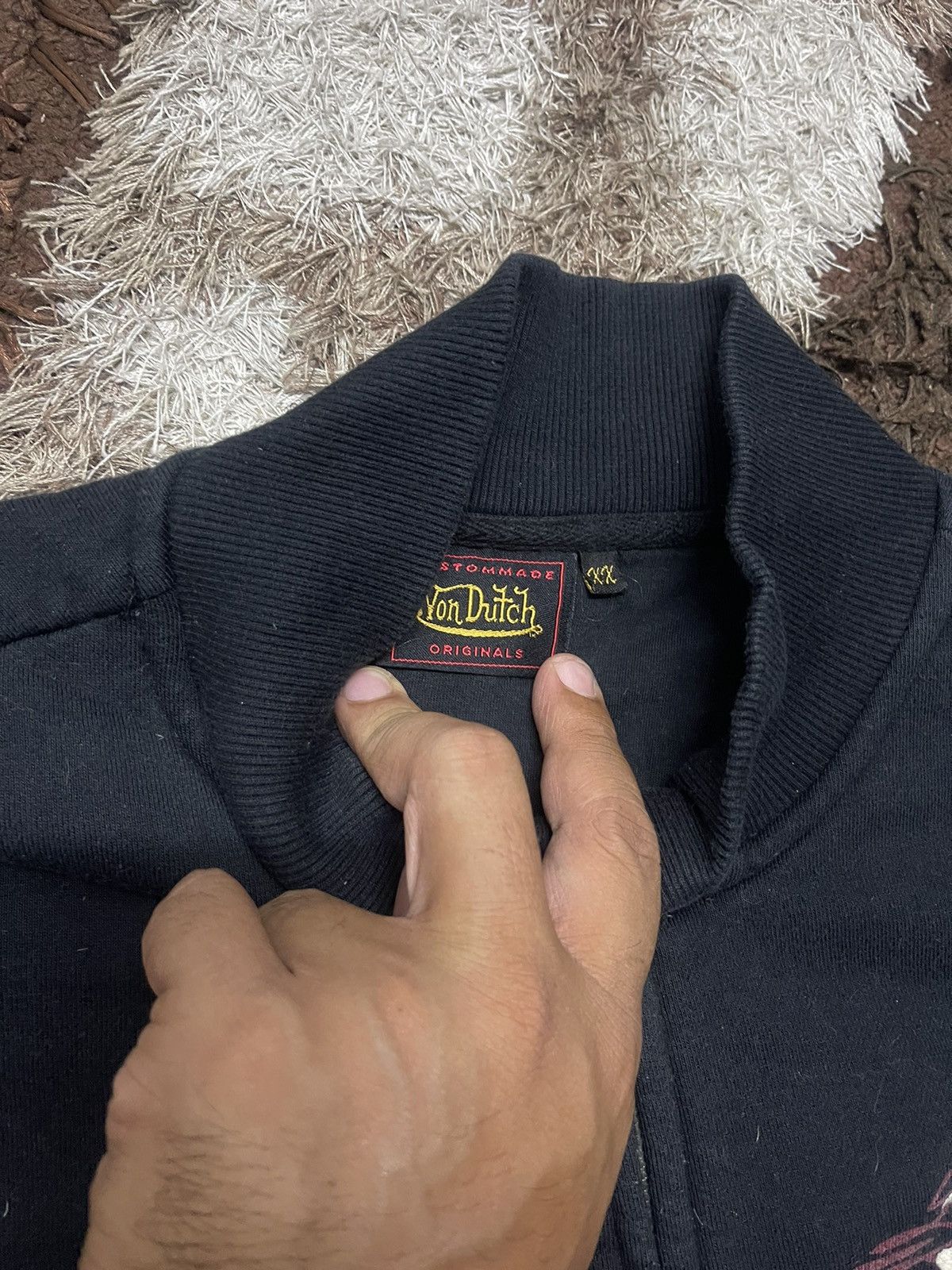 Von Dutch VINTAGE VON DUTCH EMBROIDERED ZIPPER UP VERY RARE Size US XL / EU 56 / 4 - 6 Thumbnail