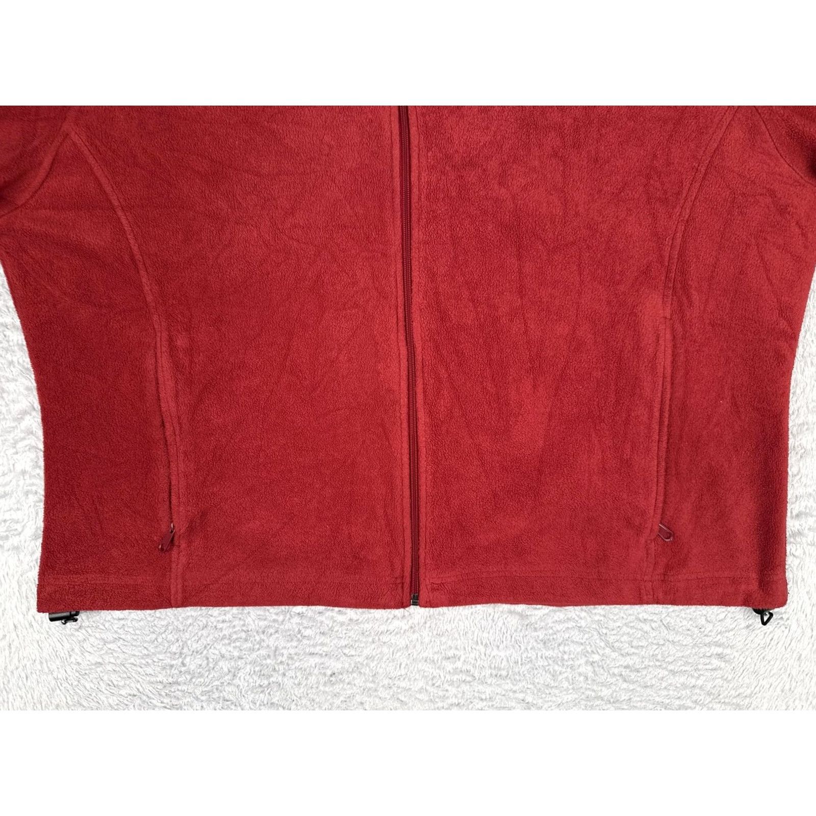 Vintage Columbia Jacket Womens 2X Red Fleece Full Zip Pockets Outdoor Hiking Warm Size XXL / US 16-18 / IT 52-54 - 5 Thumbnail