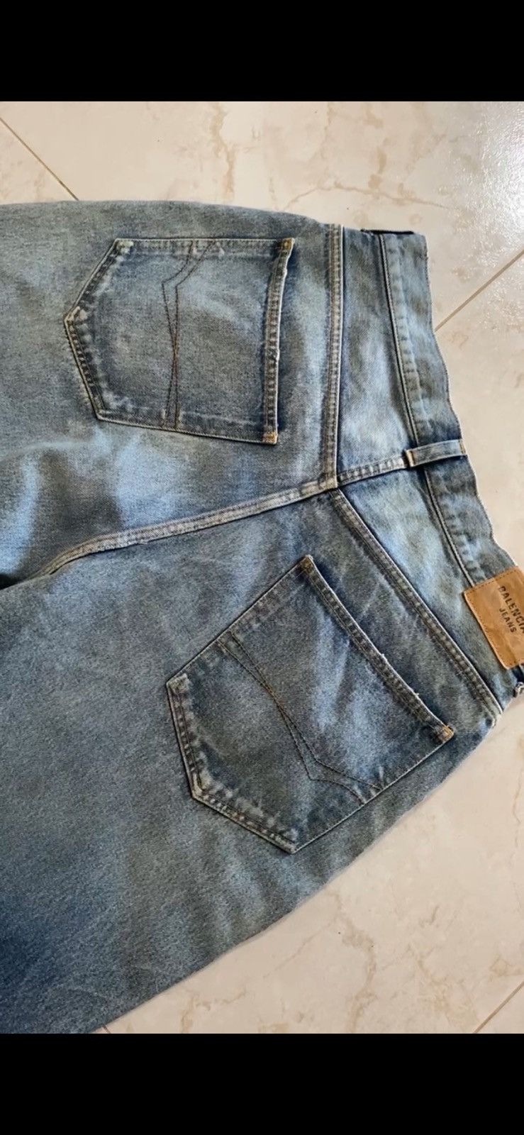 Balenciaga Balenciaga Waxed baggy jean Size US 34 / EU 50 - 6 Thumbnail