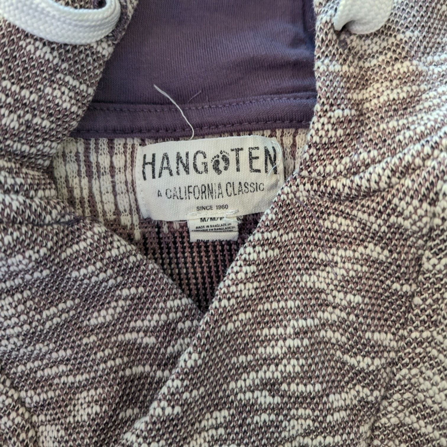 Hang Ten Hang Ten Hoodie Heather Purple Pullover Sweatshirt Medium Size M / US 6-8 / IT 42-44 - 5 Thumbnail