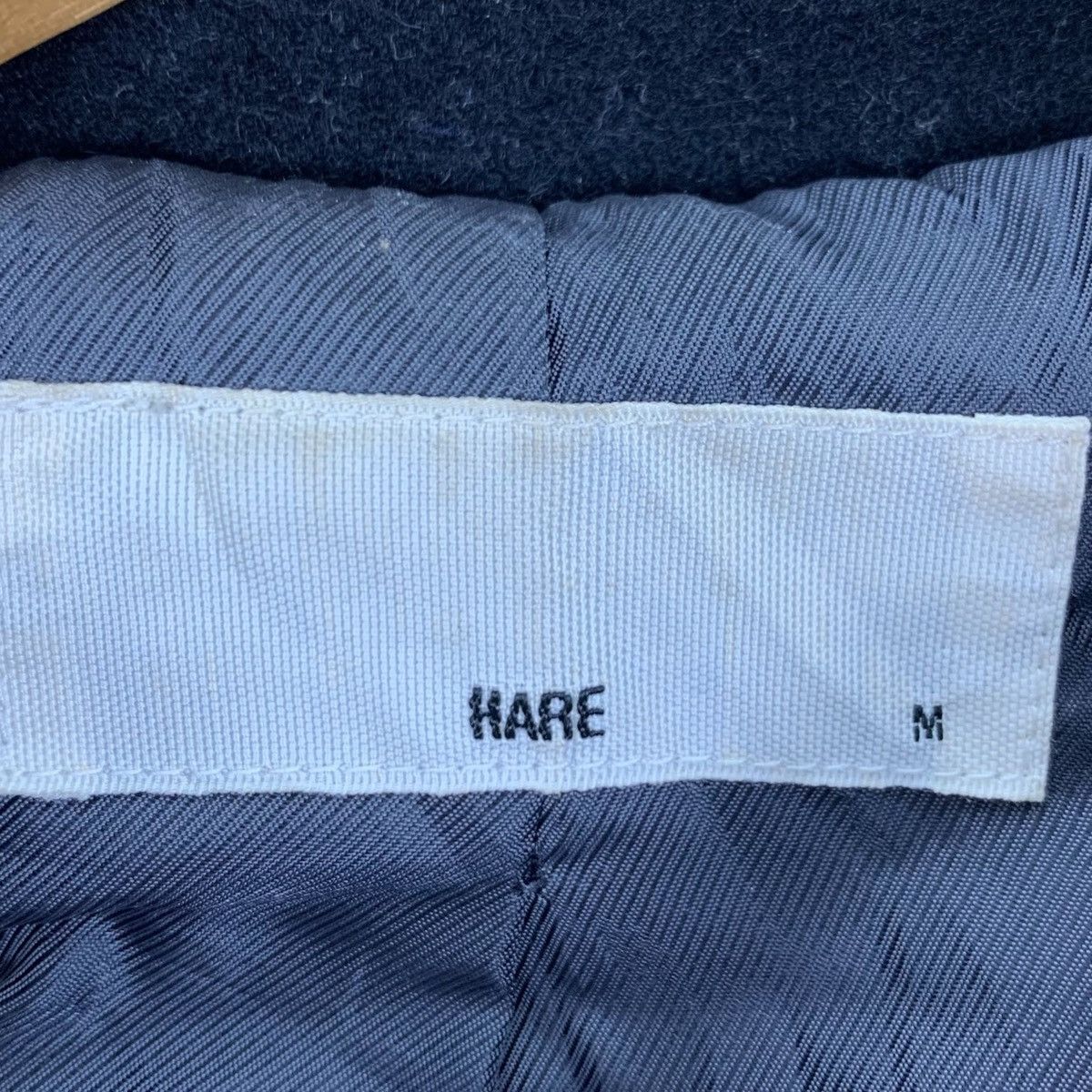 HARE Vintage HARE Japanese Brand Designer Wool Peacoat Jacket Size S / US 4 / IT 40 - 5 Thumbnail