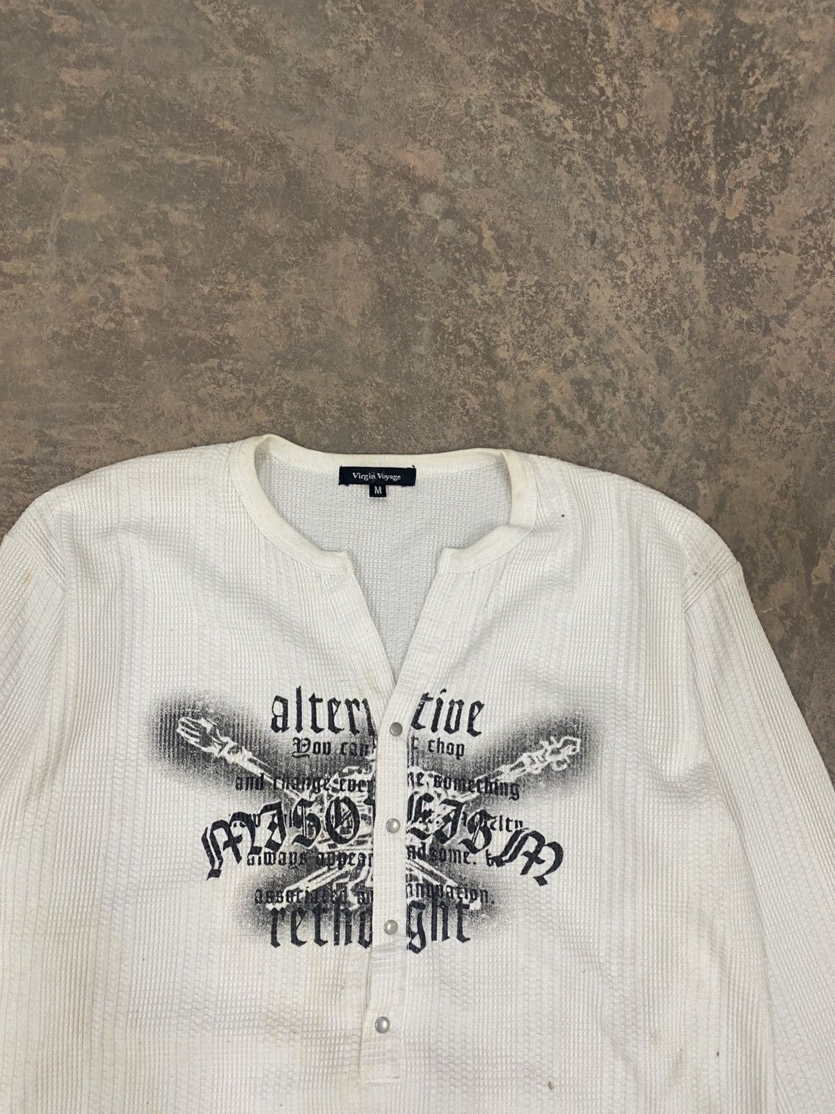 Hysteric Glamour Virgin Voyage Punk Lgb Knit Ls Shirt poem grunge Size US M / EU 48-50 / 2 - 17 Thumbnail