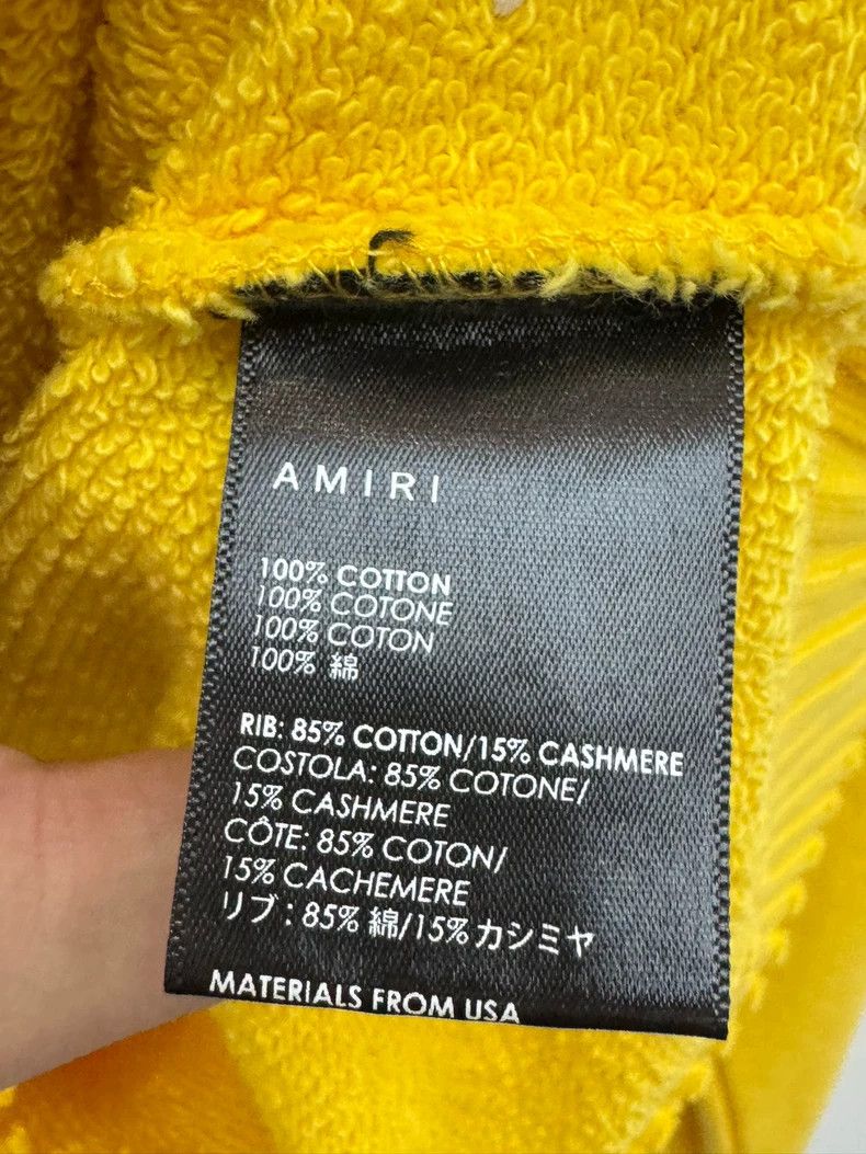 Amiri Amiri Crocodile Embroidered Destroyed Sweatshirt Size US M / EU 48-50 / 2 - 4 Thumbnail