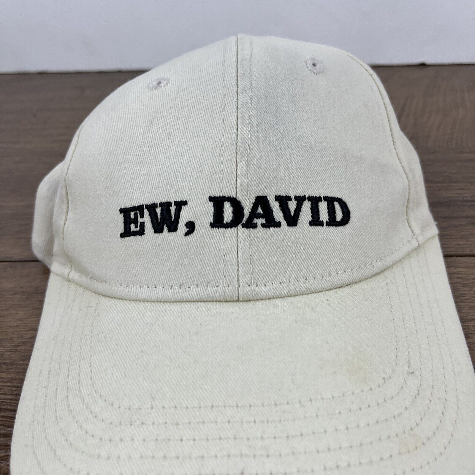 Other Ew, David Hat Schitts Creek Hat White Hat Adjustable White A Size ONE SIZE - 7 Thumbnail