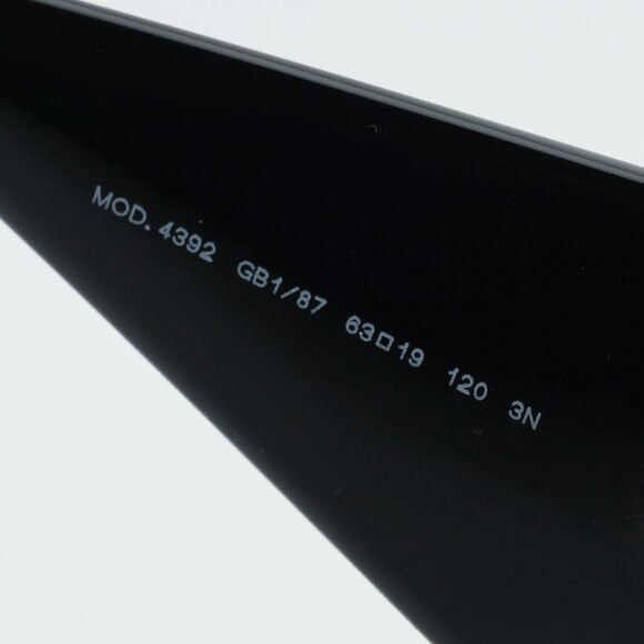 Versace Versace VE4392 GB1/87 Sunglasses Black Oval Frame Size ONE SIZE - 3 Thumbnail
