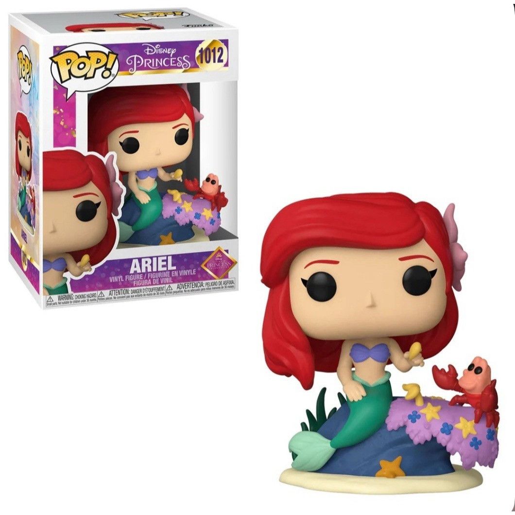 Disney Funko Pop! Disney Princess The Little Mermaid Ariel Sebastia Size ONE SIZE - 2 Thumbnail