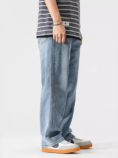 Japanese Brand Japanese retro trend straight retro versatile jeans y2k Size US 32 / EU 48 - 3 Thumbnail