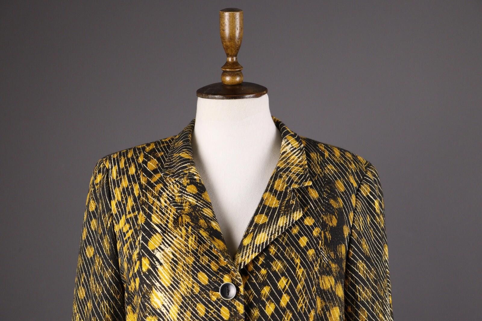 Designer Max Mara Leopard Blazer Jacket Size I 46 / GB 14 / USA 12 Size M / US 6-8 / IT 42-44 - 2 Thumbnail