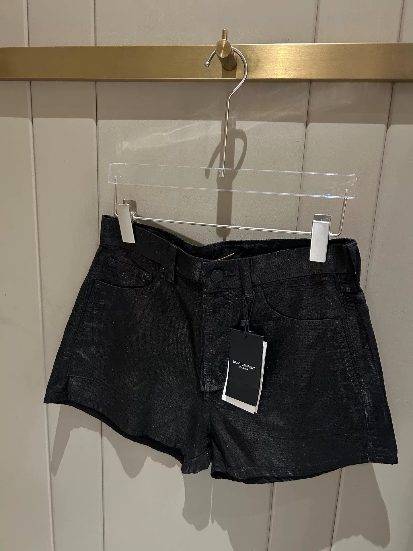 Saint Laurent Paris Saint Laurent Casual Shorts Size 28" / US 6 / IT 42 - 1 Thumbnail