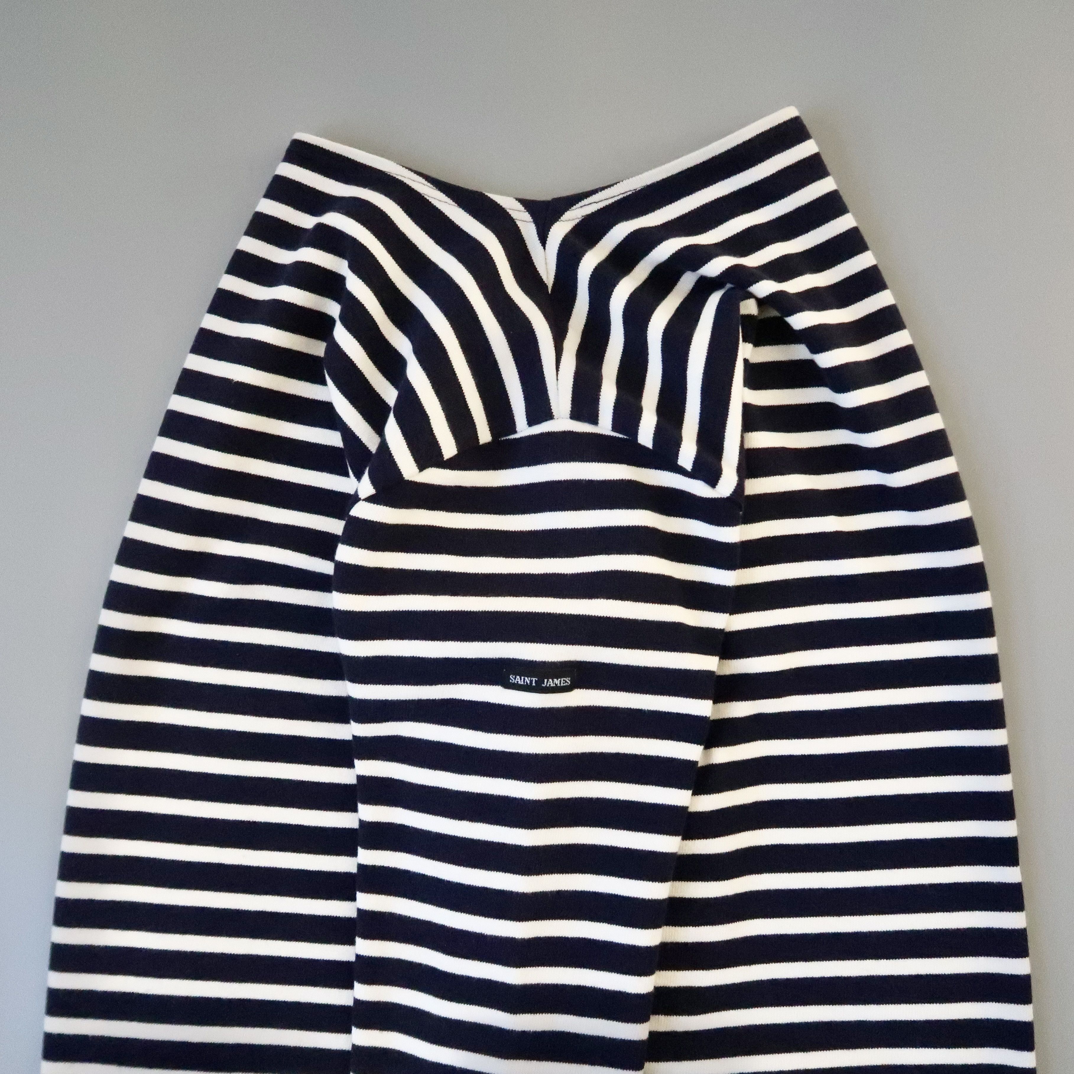 Saint James SAINT JAMES heavyweight cotton striped breton shirt, 3.5 Size US S / EU 44-46 / 1 - 6 Thumbnail