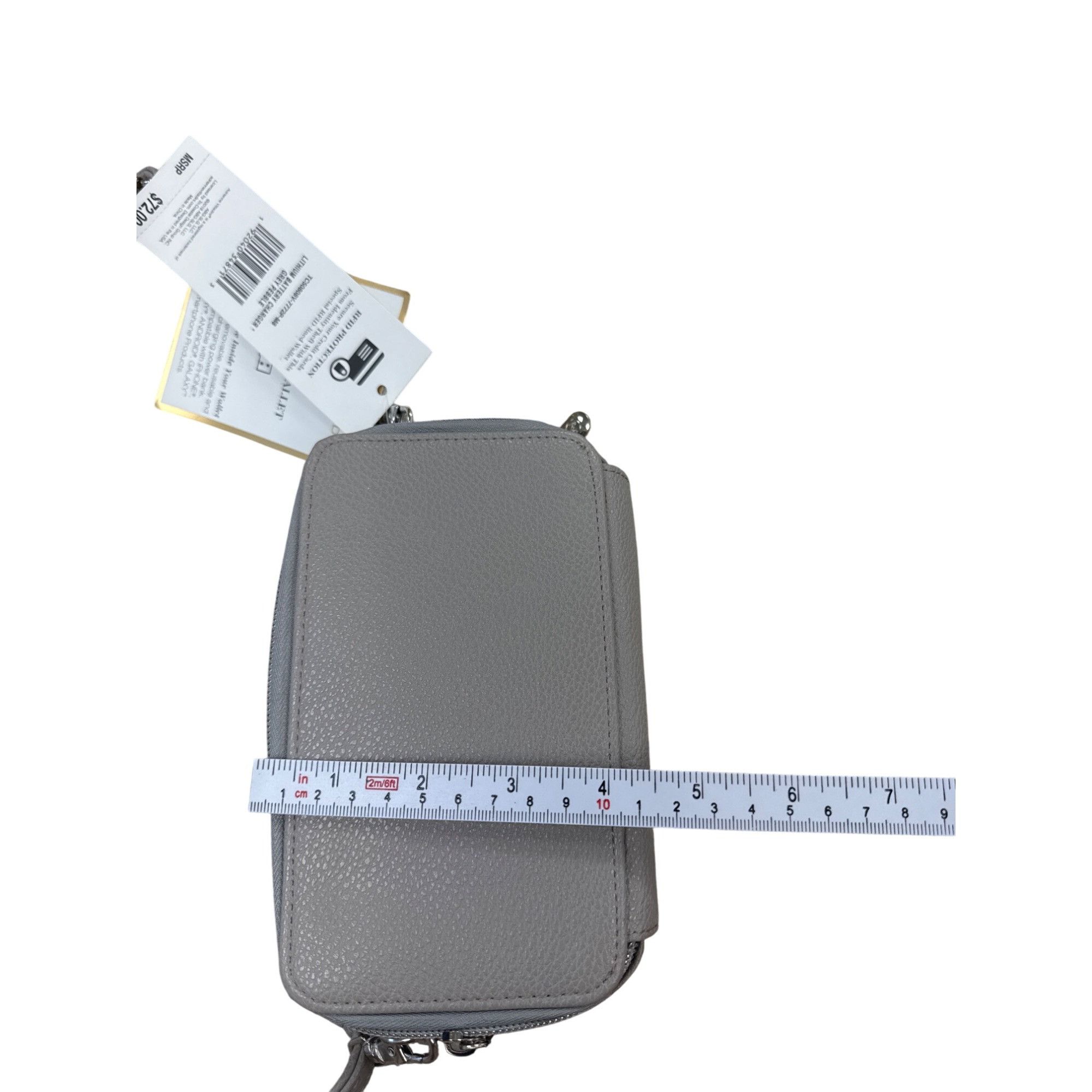 Designer Adrienne Vittadini Studio Womens Gray Charging USB Wallet SK Size ONE SIZE - 9 Thumbnail