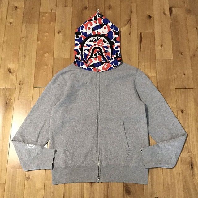 Bape × Nigo 2011 🔥London color camo🔥 BAPE Shark full zip hoodie NIGO APE Size US S / EU 44-46 / 1 - 1 Thumbnail