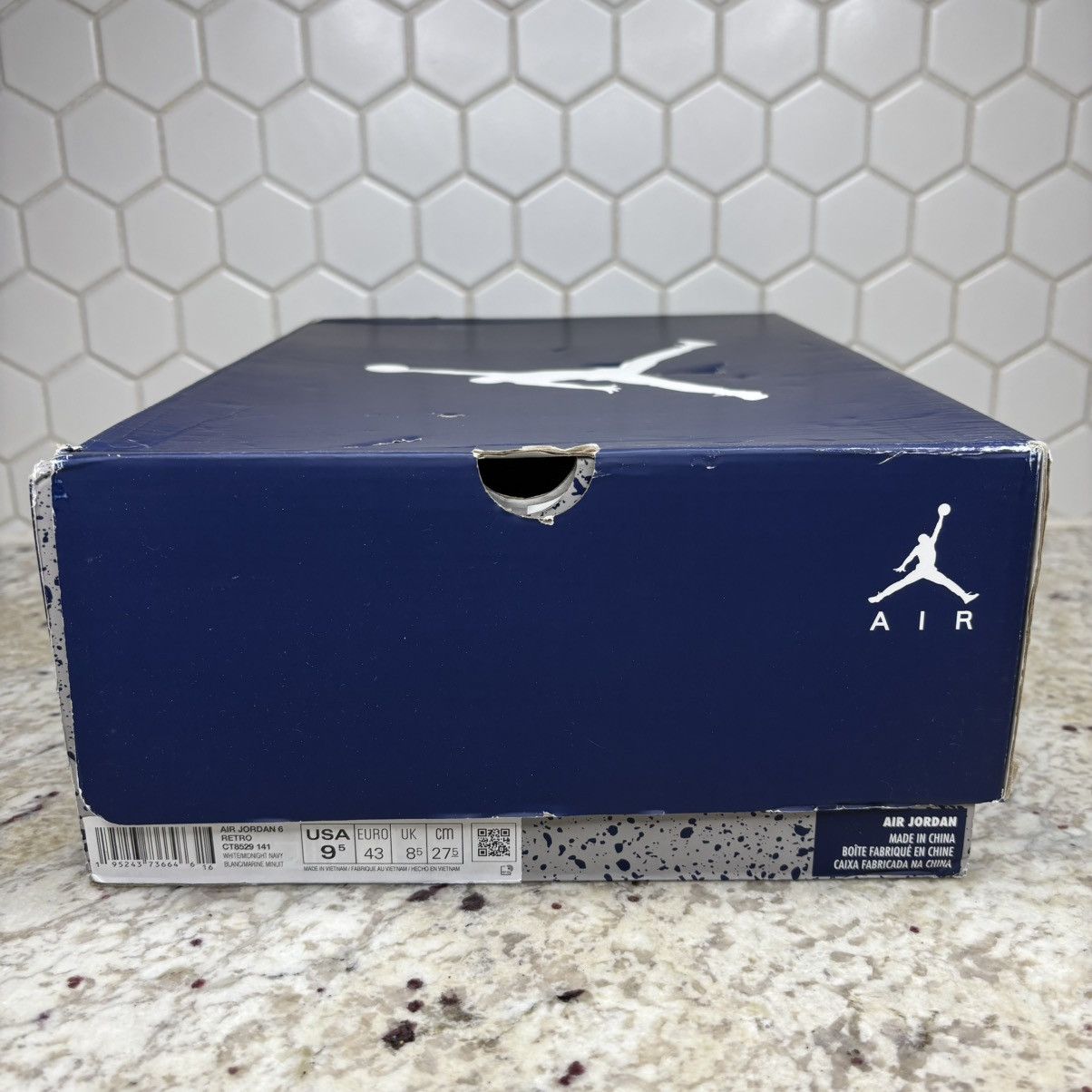 Jordan Brand Size 9.5 - Jordan 6 Retro Midnight Navy (2021) CLEAN W/Box Size US 9.5 / EU 42-43 - 14 Thumbnail