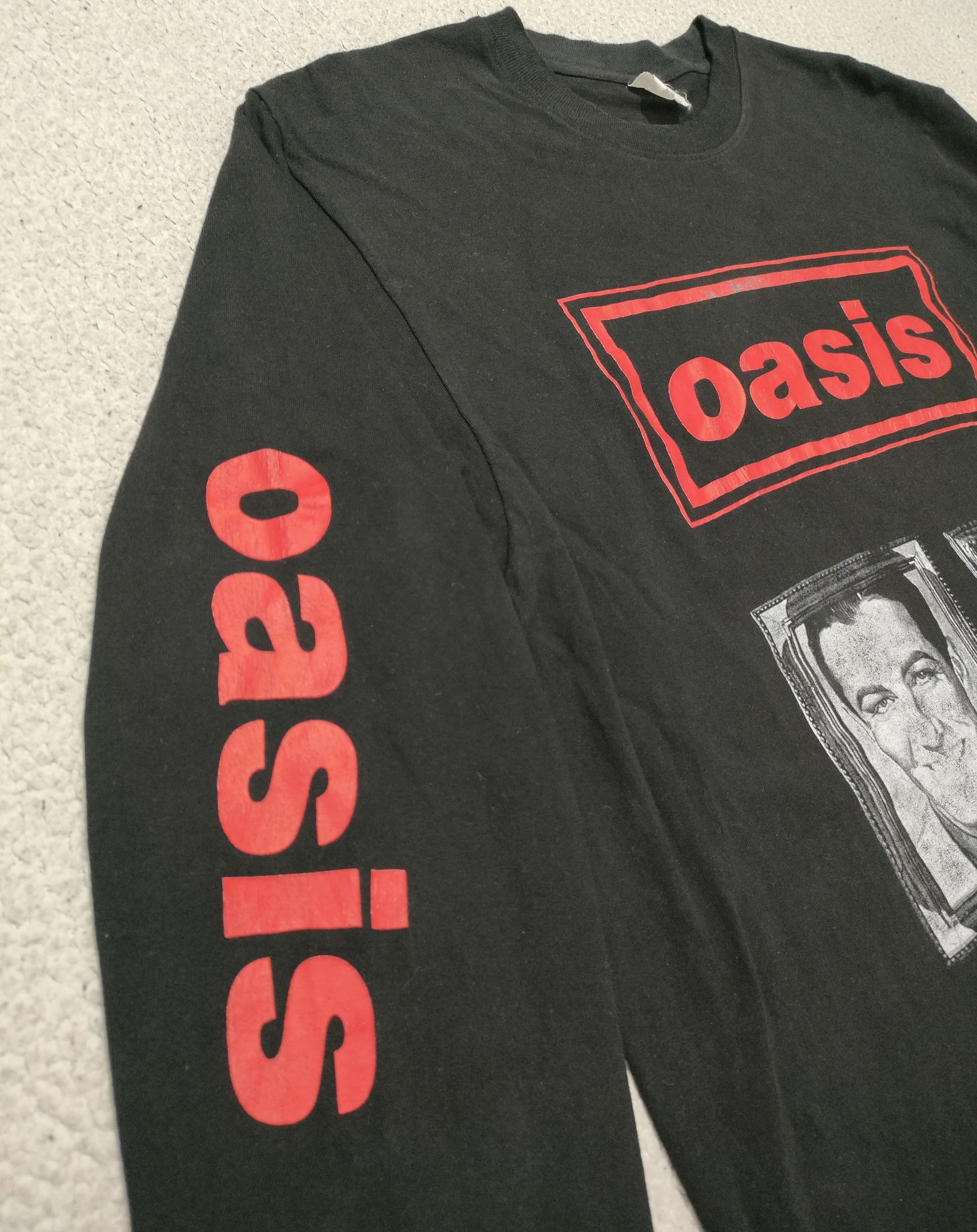 Band Tees 90s OASIS 'Shakermaker' Long Sleeve Vintage Tee Size US XL / EU 56 / 4 - 3 Thumbnail