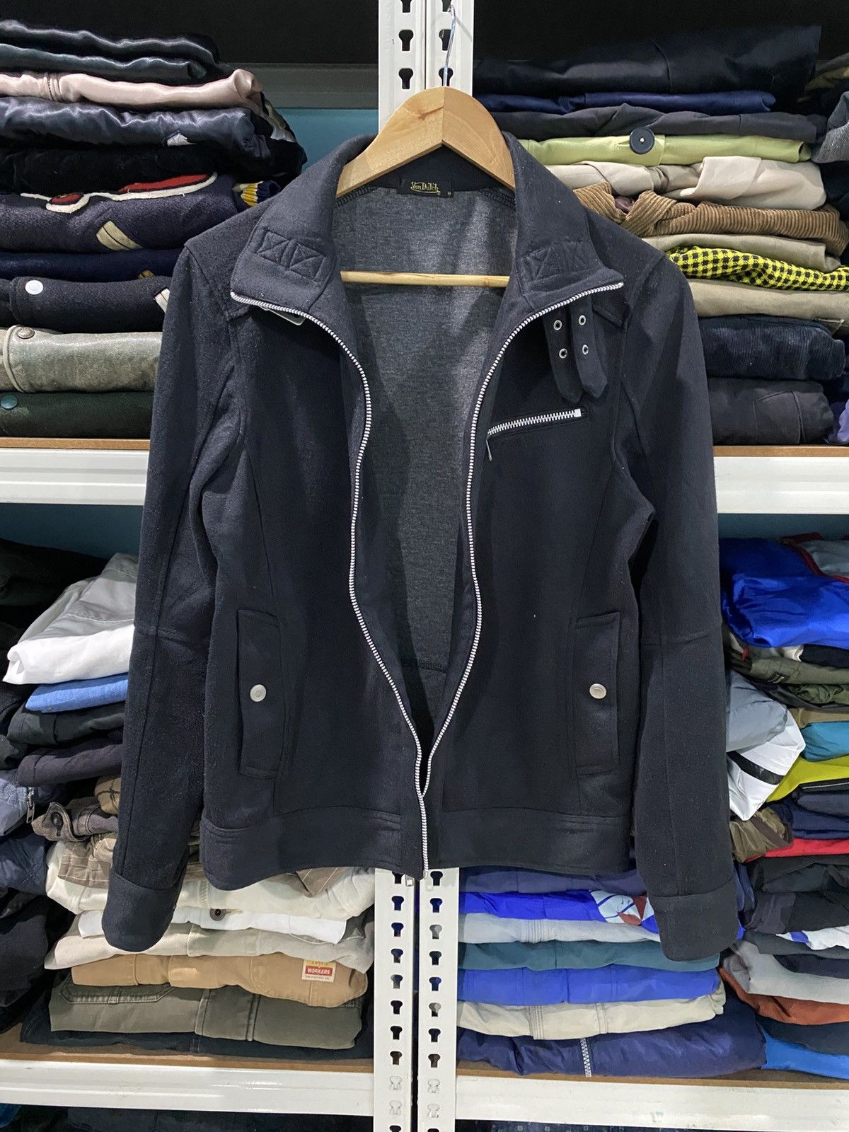 Von Dutch Von Dutch Bomber Black Fashion Design Jacket Size M / US 6-8 / IT 42-44 - 2 Thumbnail