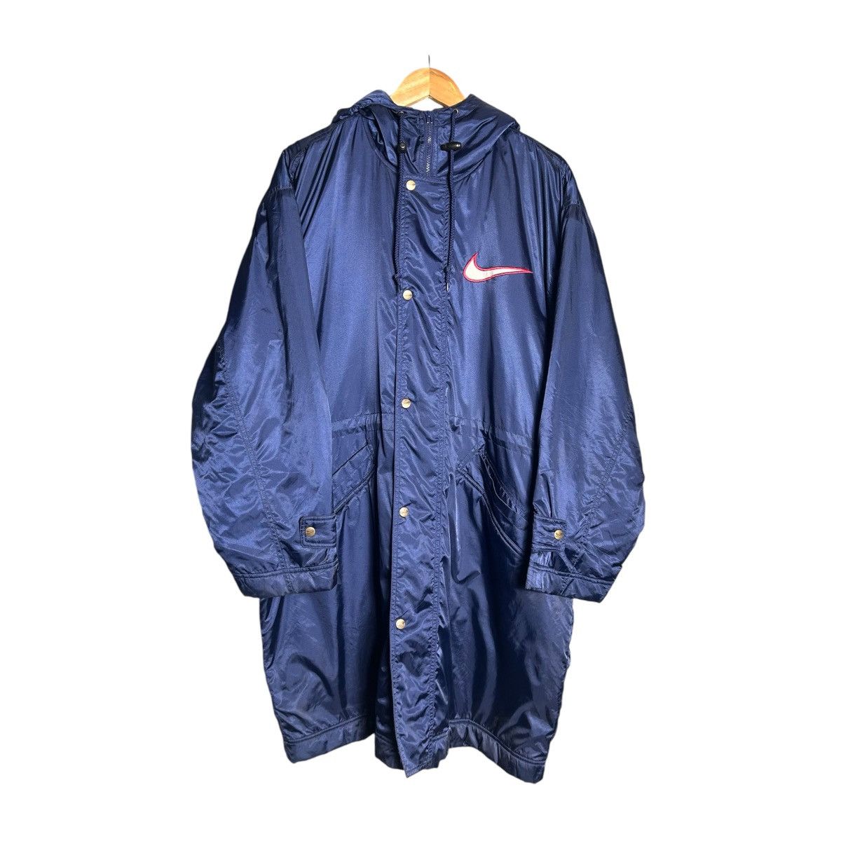 Nike Vintage Nike Big Swoosh Big Logo Jacket Coat Size XXL / US 16-18 / IT 52-54 - 2 Thumbnail