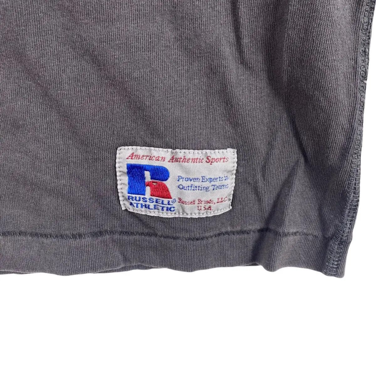 Russell Athletic × Vintage Vintage RUSSELL ATHLETIC USA Plain Henley Tee Shirt Top Long Size M / US 6-8 / IT 42-44 - 3 Thumbnail