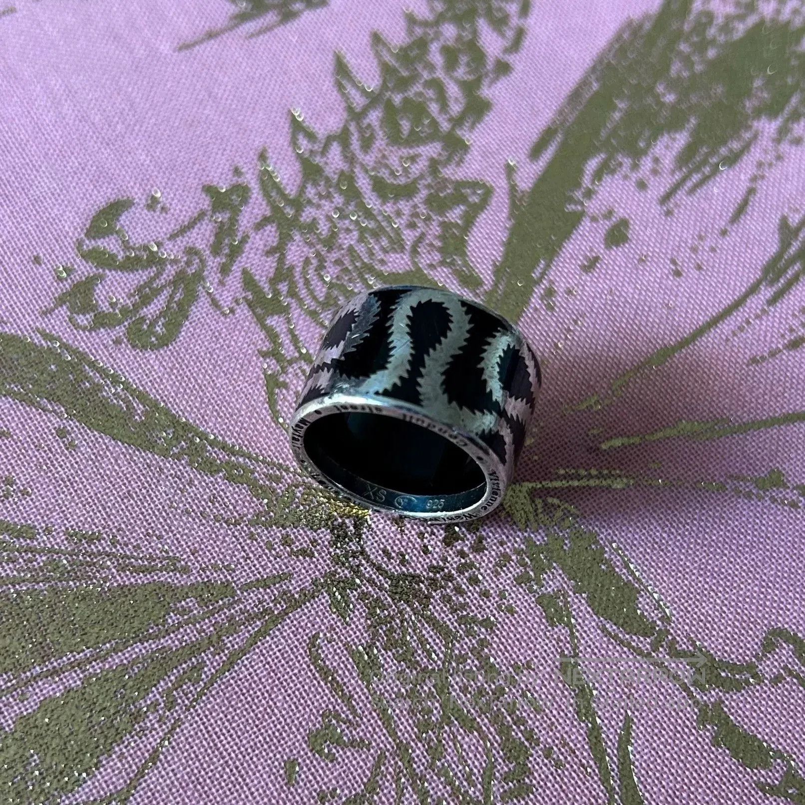Vivienne Westwood vivienne westwood pirate pattern blue ring. Size ONE SIZE - 5 Thumbnail