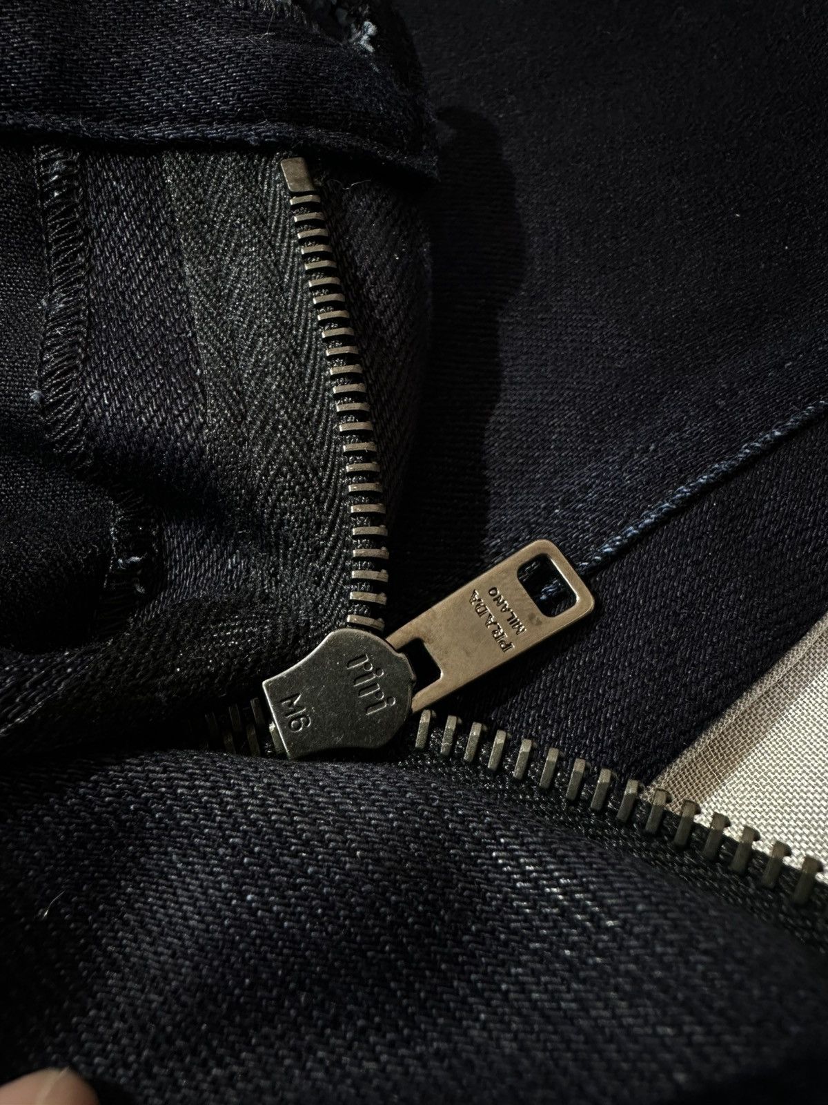 Prada Denim Jeans Prada Milano Dark Indigo Blue Navy Indigo Size US 34 / EU 50 - 14 Thumbnail
