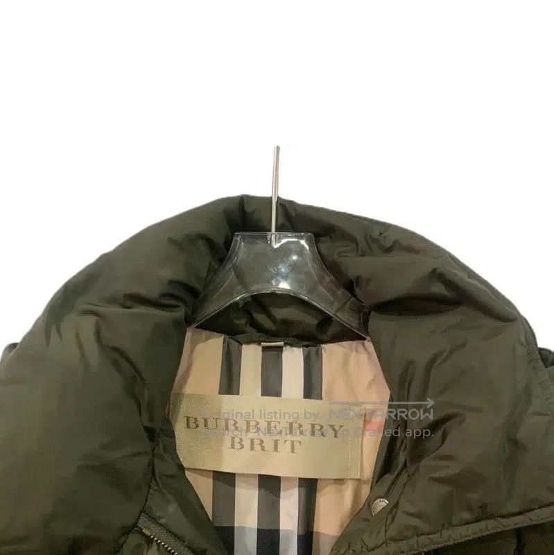 Burberry Burberry Army Green Nylon Puffer Jacket. Size XS / US 0-2 / IT 36-38 - 3 Thumbnail