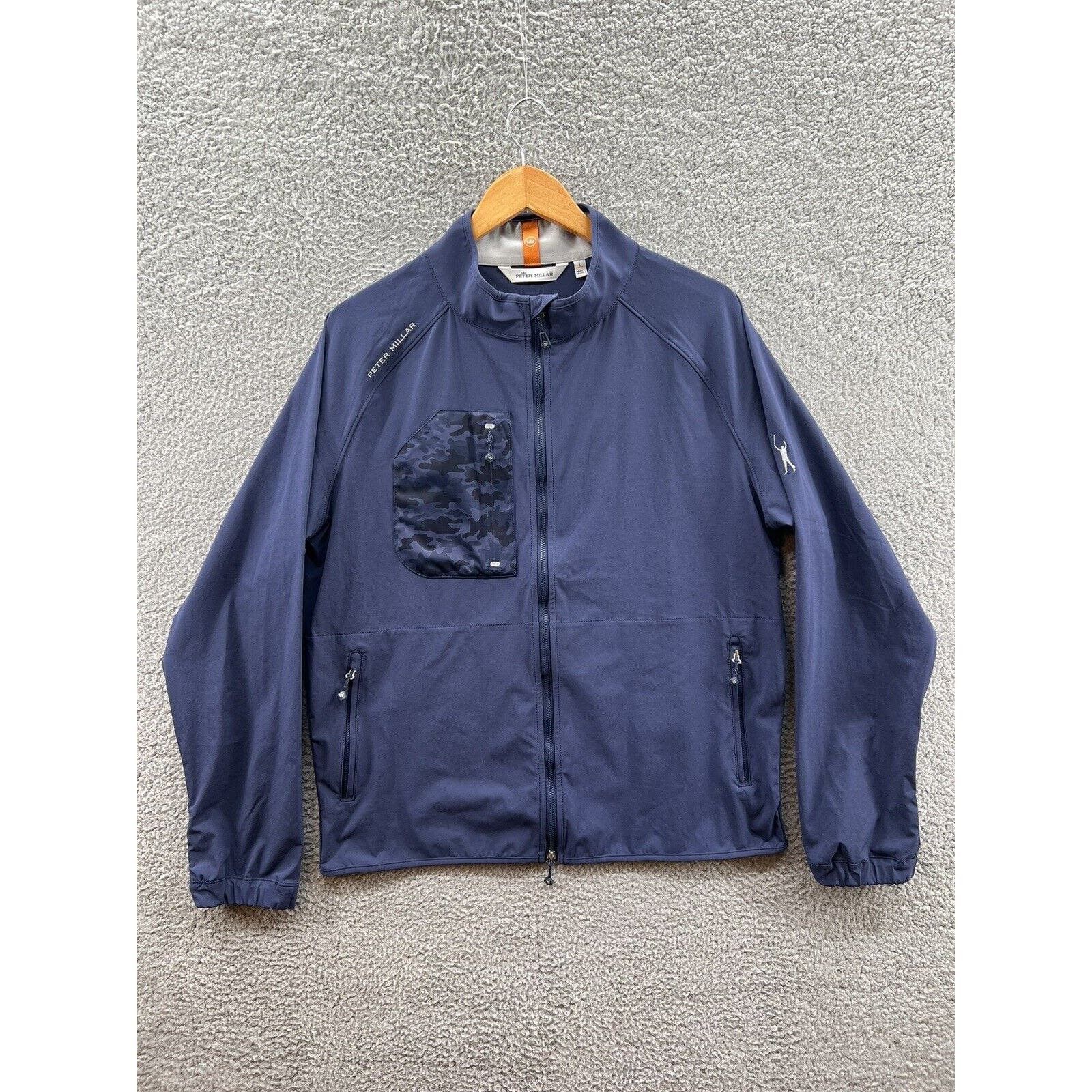 Peter Millar Flex Adapt Wind Cheater Shell Golf Jacket