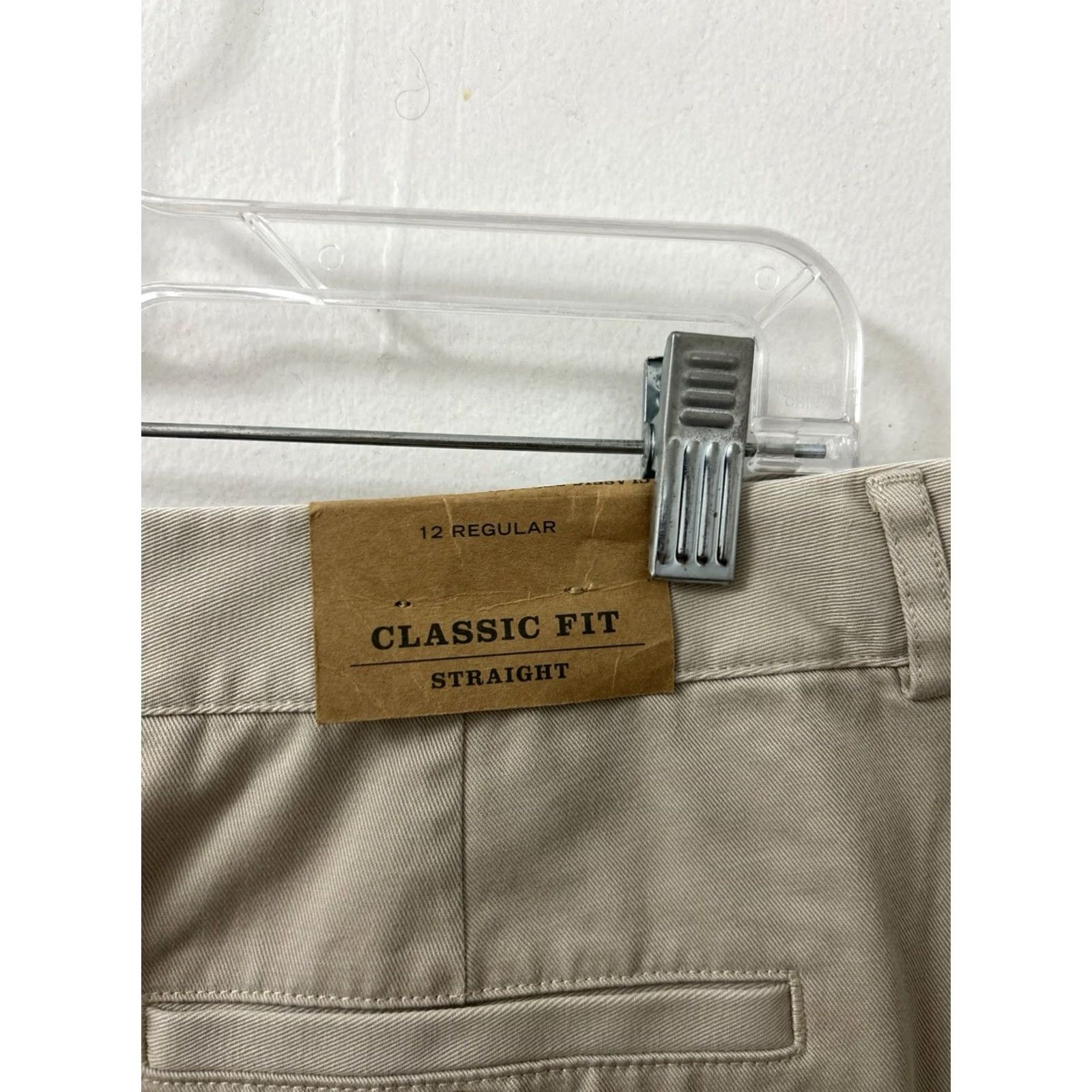 Vintage L.L.Bean Bayside Pants Womens 12x30 Tan Classic Fit Straight Wrinkle Resistant 277330 Size 34" / US 12 / IT 48 - 4 Thumbnail