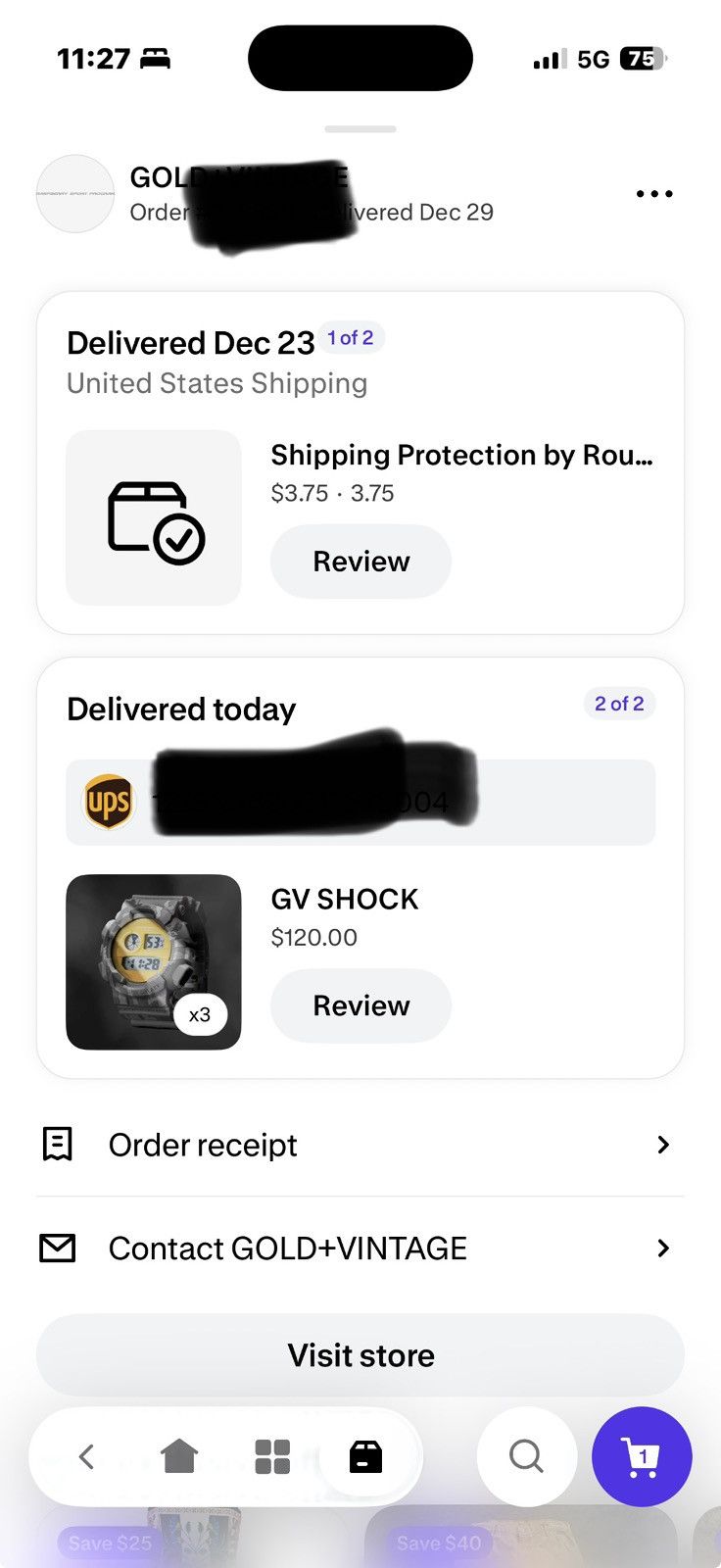 The GV Gallery Gv Gallery GV Shock Watch Size ONE SIZE - 2 Thumbnail
