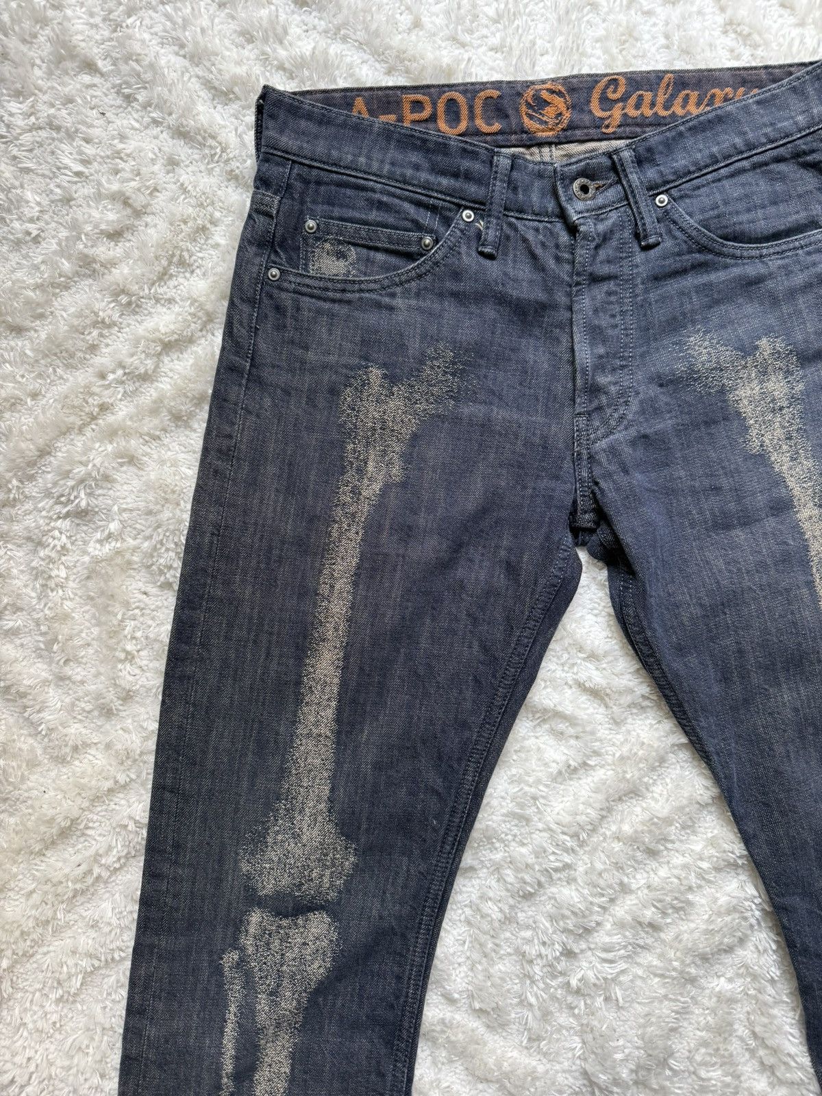 Issey Miyake Issey miyake a-poc aw2008 skeleton denim Size US 29 - 2 Thumbnail