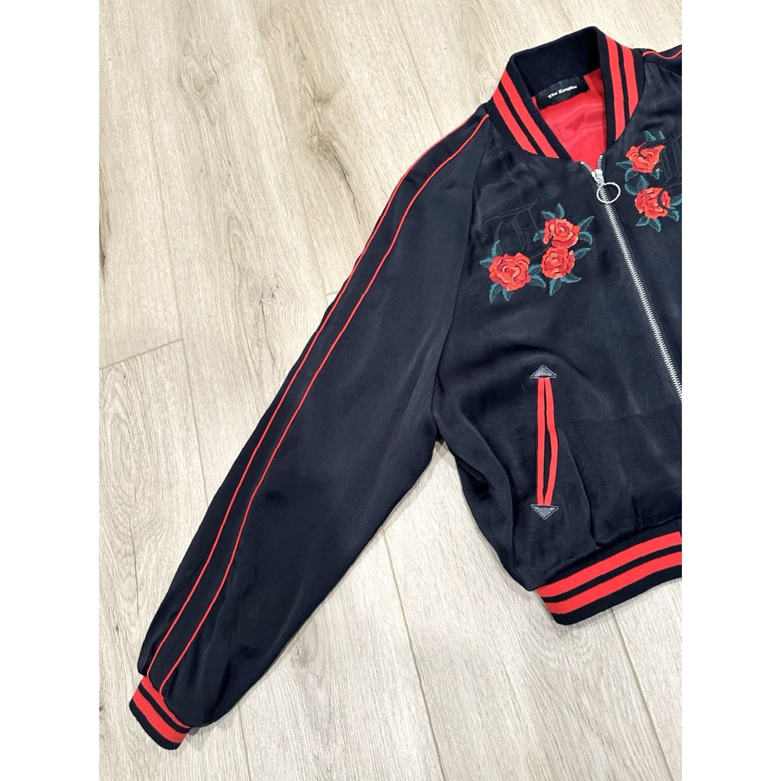 The Kooples Kooples Bomber Jacket Solid Multicolor Women Size 2 Zipper Size XS / US 0-2 / IT 36-38 - 4 Thumbnail