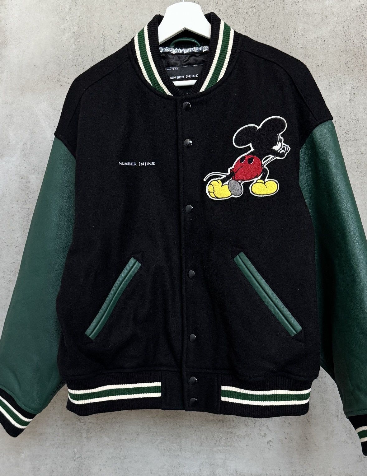 Number (N)ine × Supreme Supreme Number (N)ine Mickey Mouse Varsity Jacket AW25 Size US L / EU 52-54 / 3 - 3 Thumbnail
