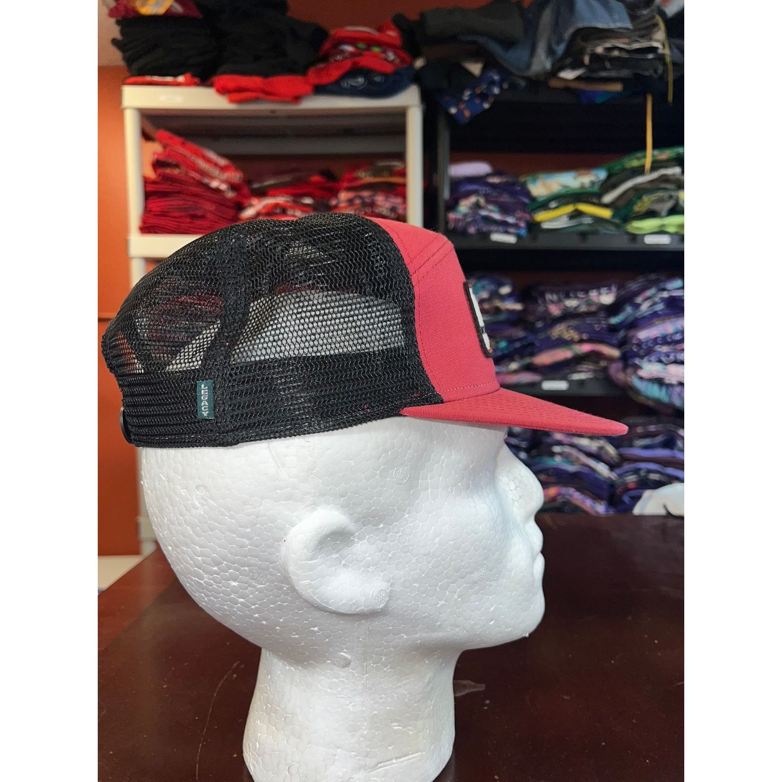 Our Legacy Royal Gorge Hat Staff USA Rafting Red Cap 7 Panel Flat Brim Size ONE SIZE - 5 Thumbnail