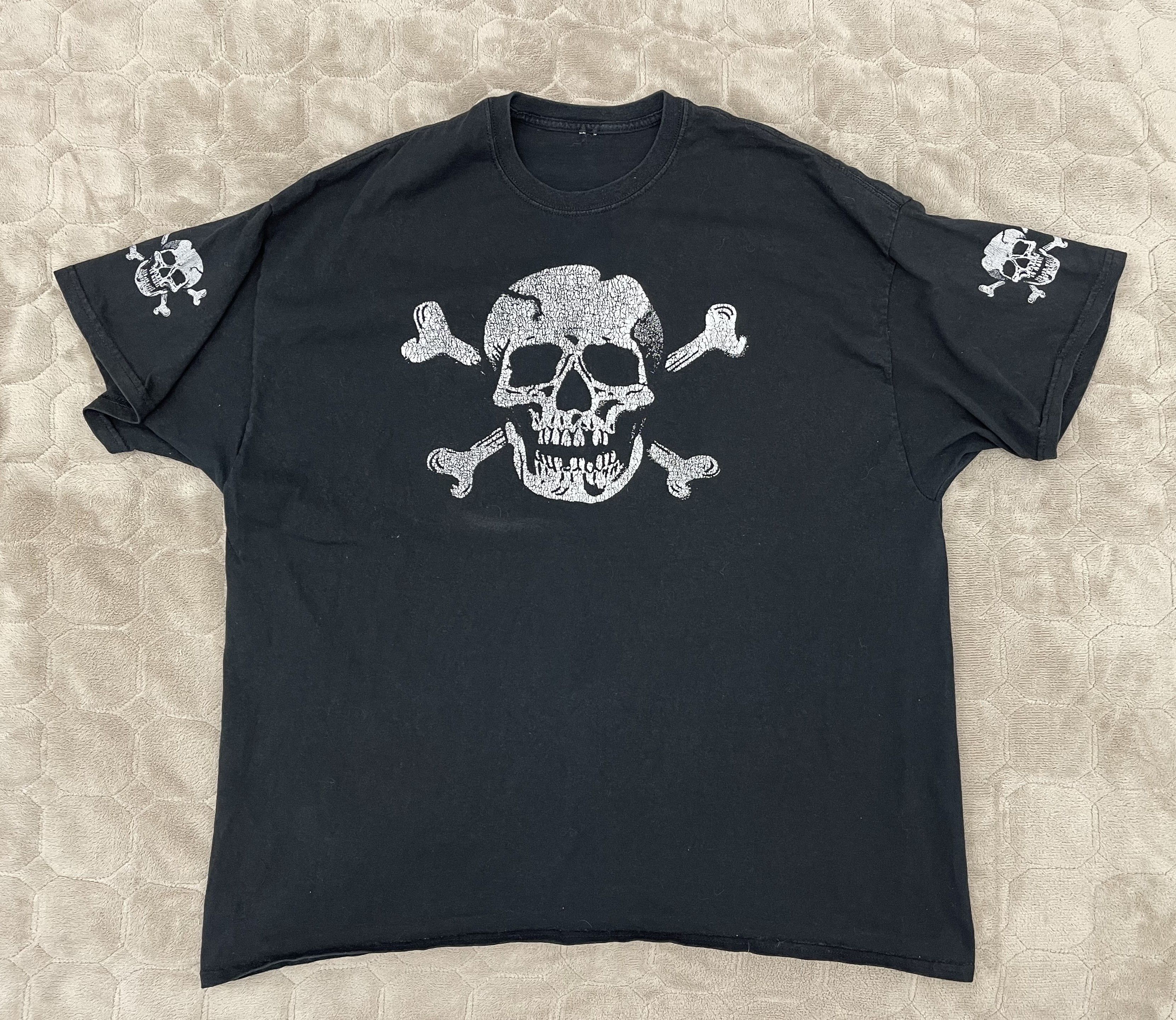 Vintage Vintage Skull T-Shirt Size US XXL / EU 58 / 5 - 1 Thumbnail
