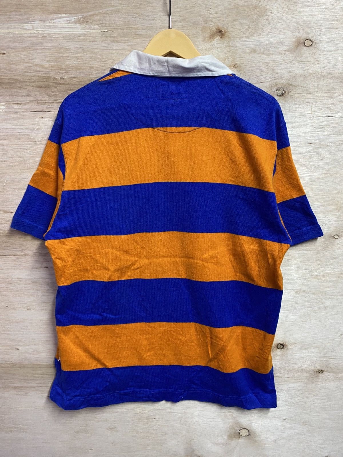 Other Vintage Who Ever polo tshirt big stripes Size US XL / EU 56 / 4 - 7 Thumbnail