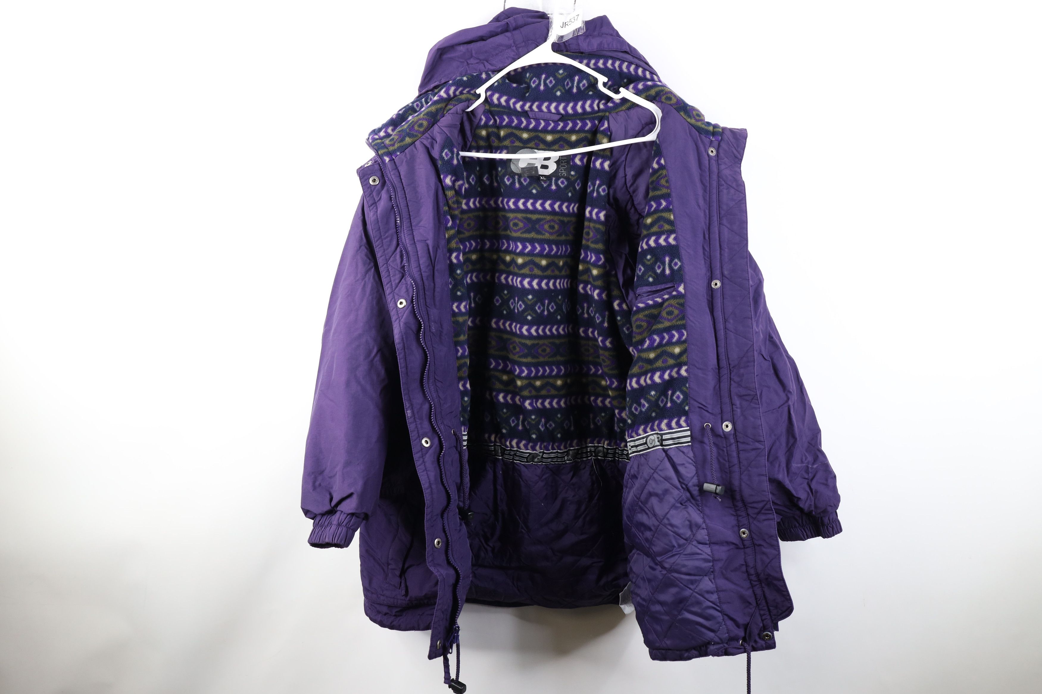 Vintage Vintage 90s Streetwear Lined Hooded Puffer Parka Jacket Size XL / US 12-14 / IT 48-50 - 9 Thumbnail