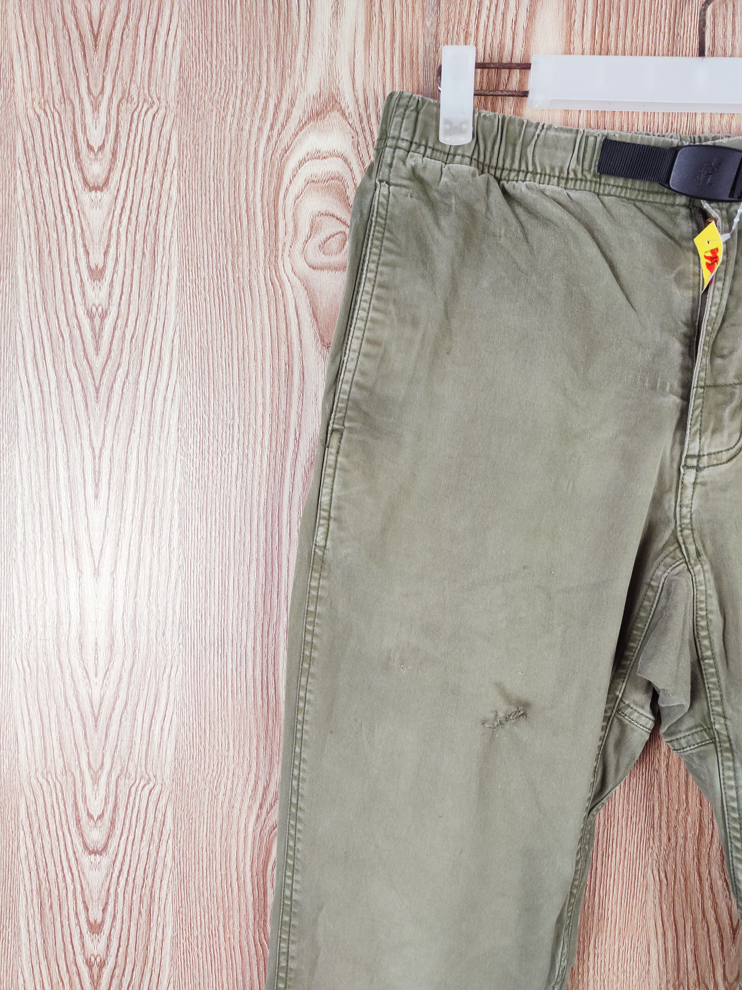 Gramicci Gramicci Green Faded Ripped Multipocket Casual Pants #W236 Size US 29 - 3 Thumbnail