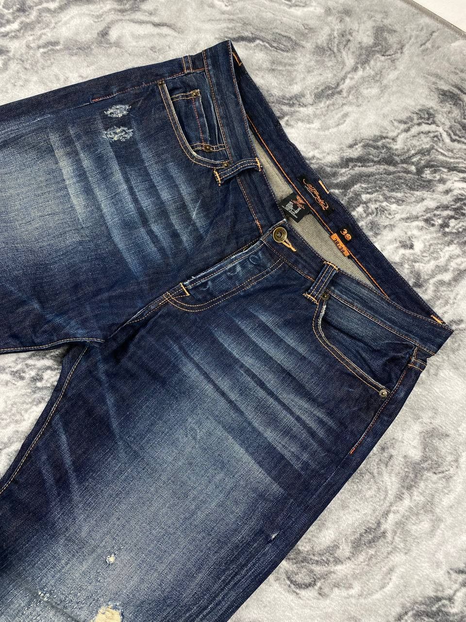 Ed Hardy Vintage Ed Hardy by Christian Audigier Denim Jeans Big Logo Size US 38 / EU 54 - 10 Thumbnail