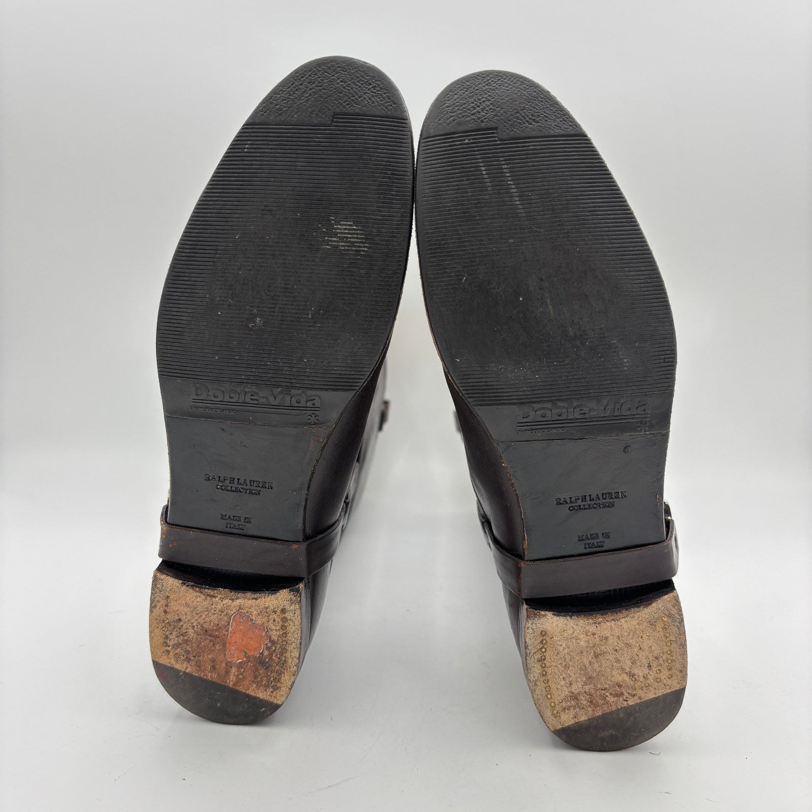 Ralph Lauren Purple Label Ralph Lauren Collection Purple Label Brown Leather Boots 8B Size US 8 / IT 38 - 7 Thumbnail