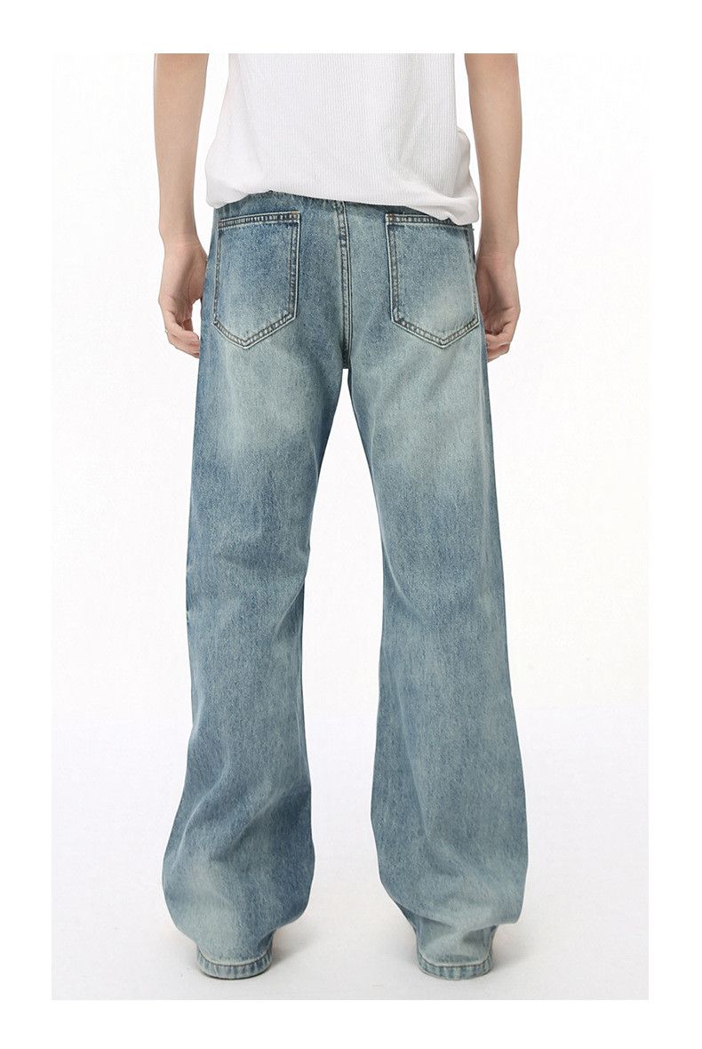 Japanese Brand × Vintage American high street retro flared washed jeans Size US 32 / EU 48 - 5 Thumbnail