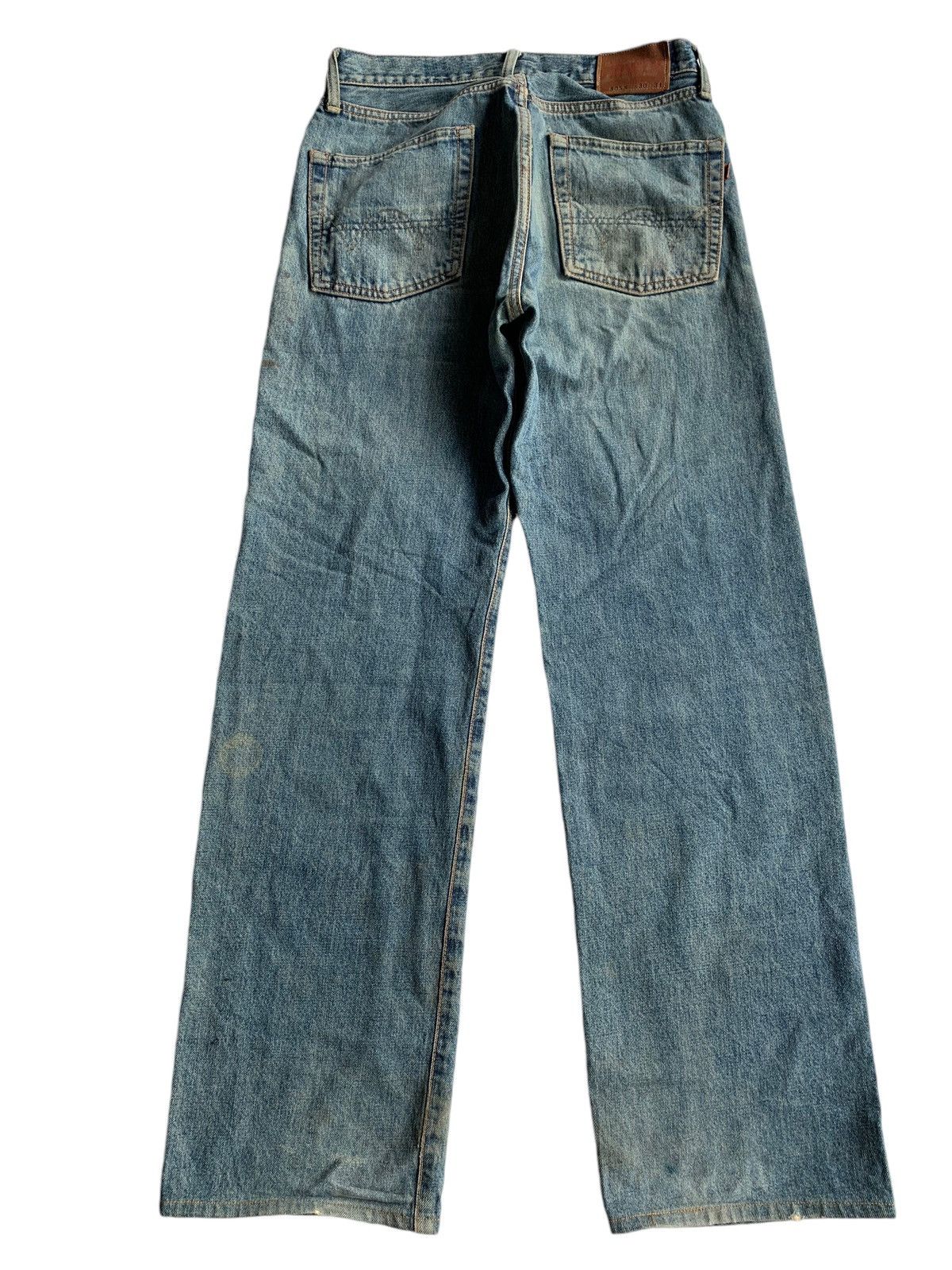 Edwin × Kapital EDWIN SELVEDGE 505X BUTTON FLY DISTRESSED DENIM Size US 30 / EU 46 - 4 Thumbnail