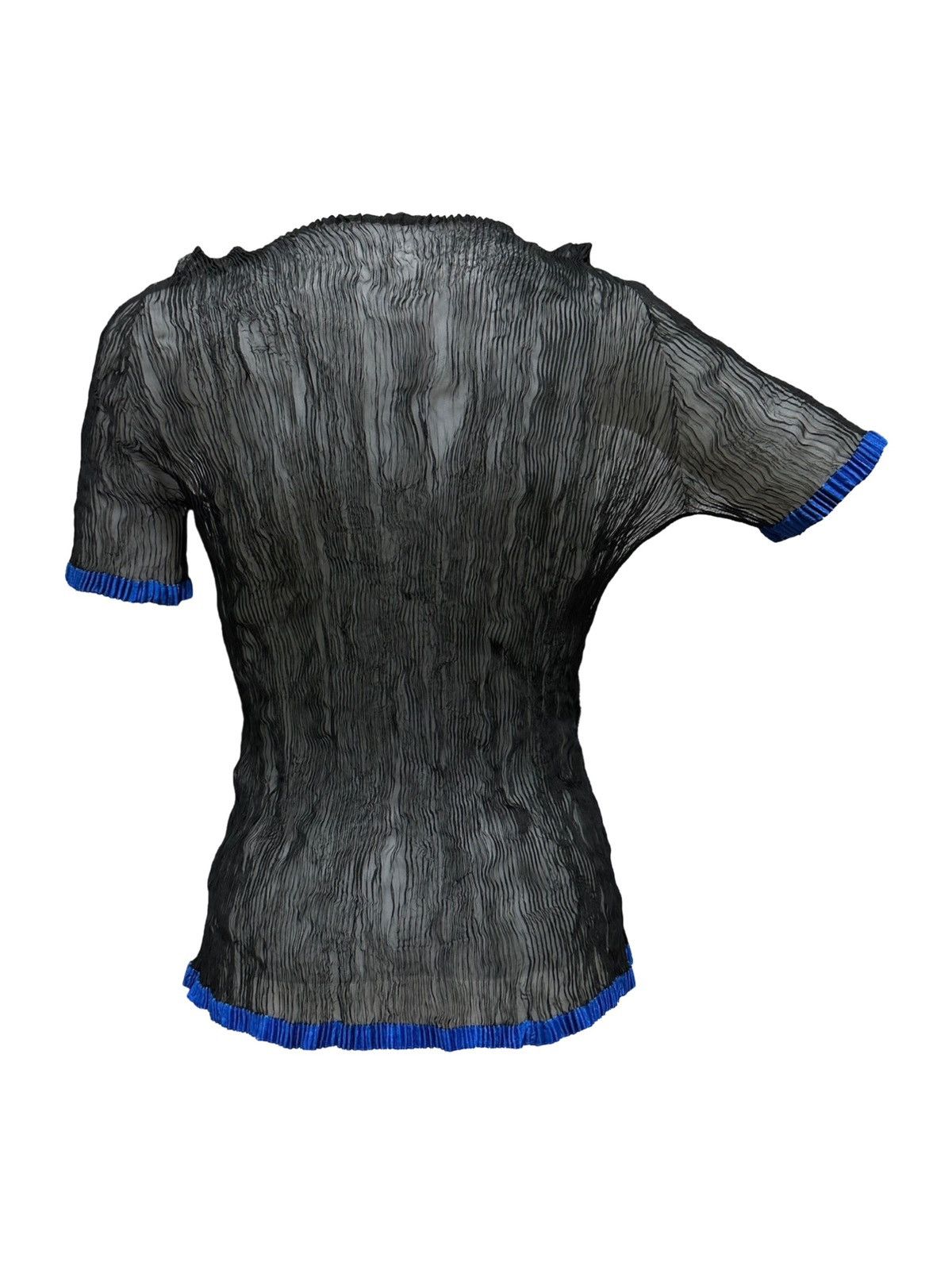 Issey Miyake ISSEY MIYAKE Spring Summer 1997 Chiffon Twist Sheer Top Size M / US 6-8 / IT 42-44 - 2 Thumbnail