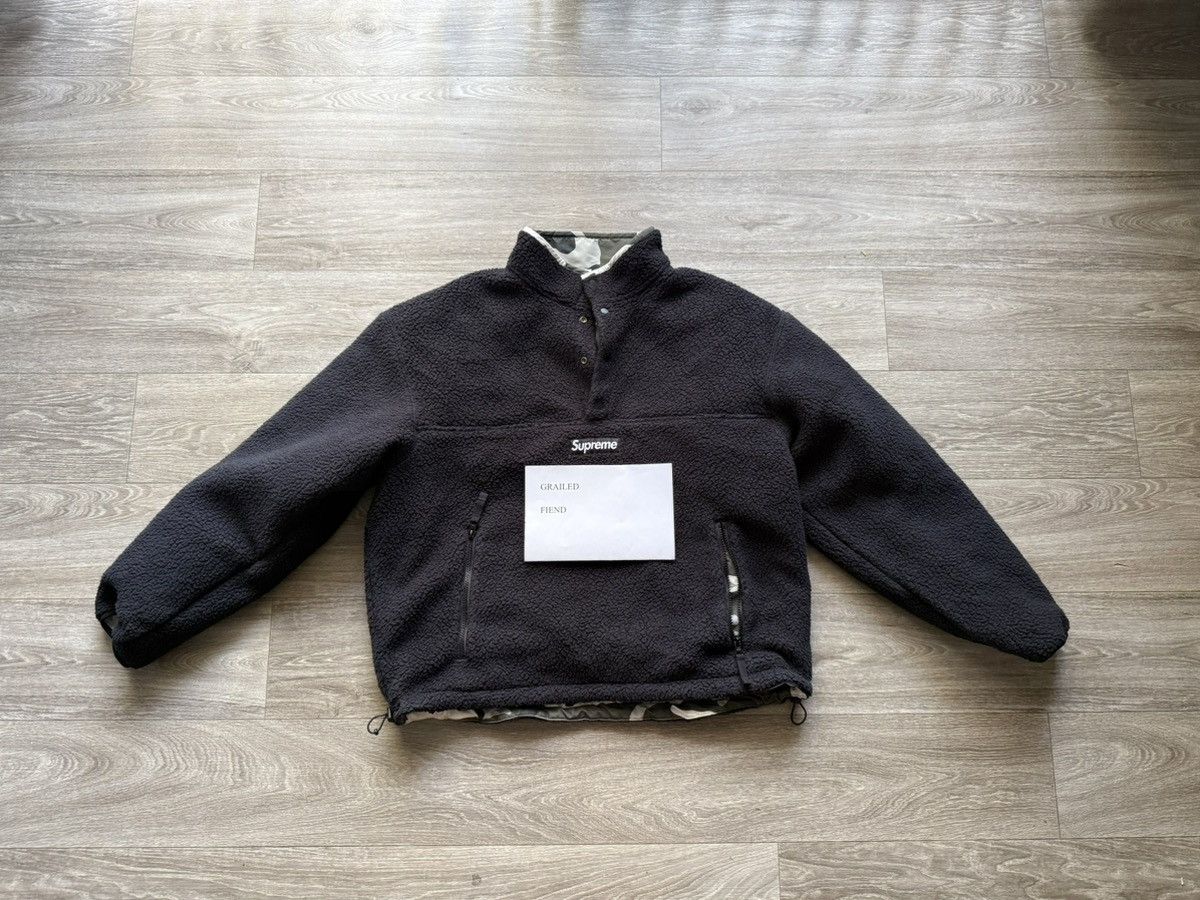 Supreme Supreme Polartec Black/Camo Pullover Size US L / EU 52-54 / 3 - 5 Thumbnail