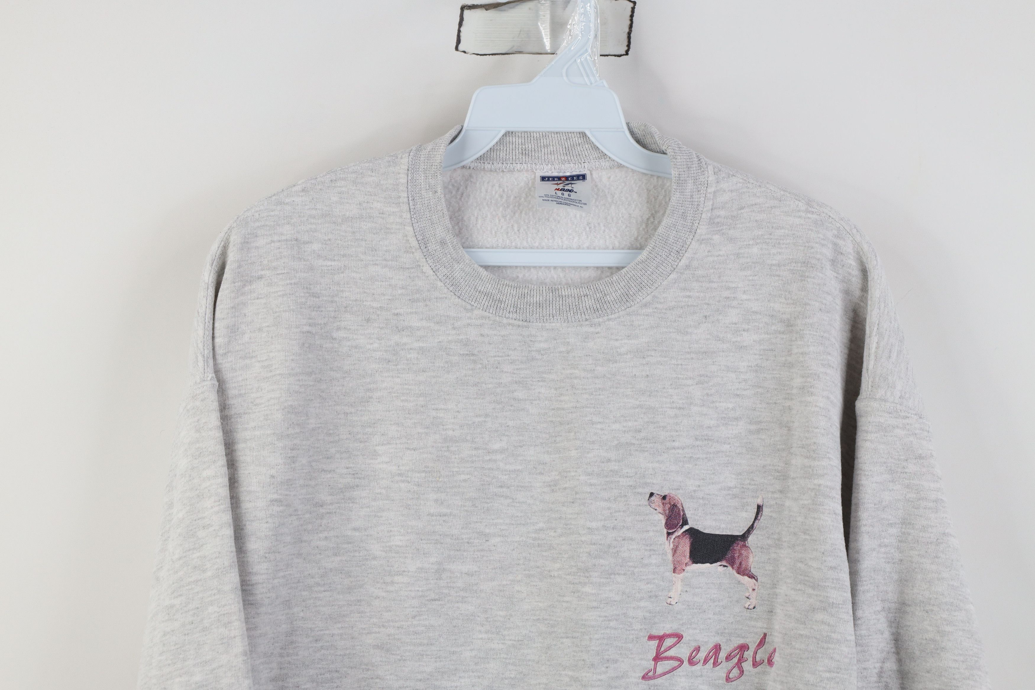 Vintage Vintage 90s Y2K Beagle Dog Puppy Crewneck Sweatshirt Size L / US 10 / IT 46 - 2 Thumbnail