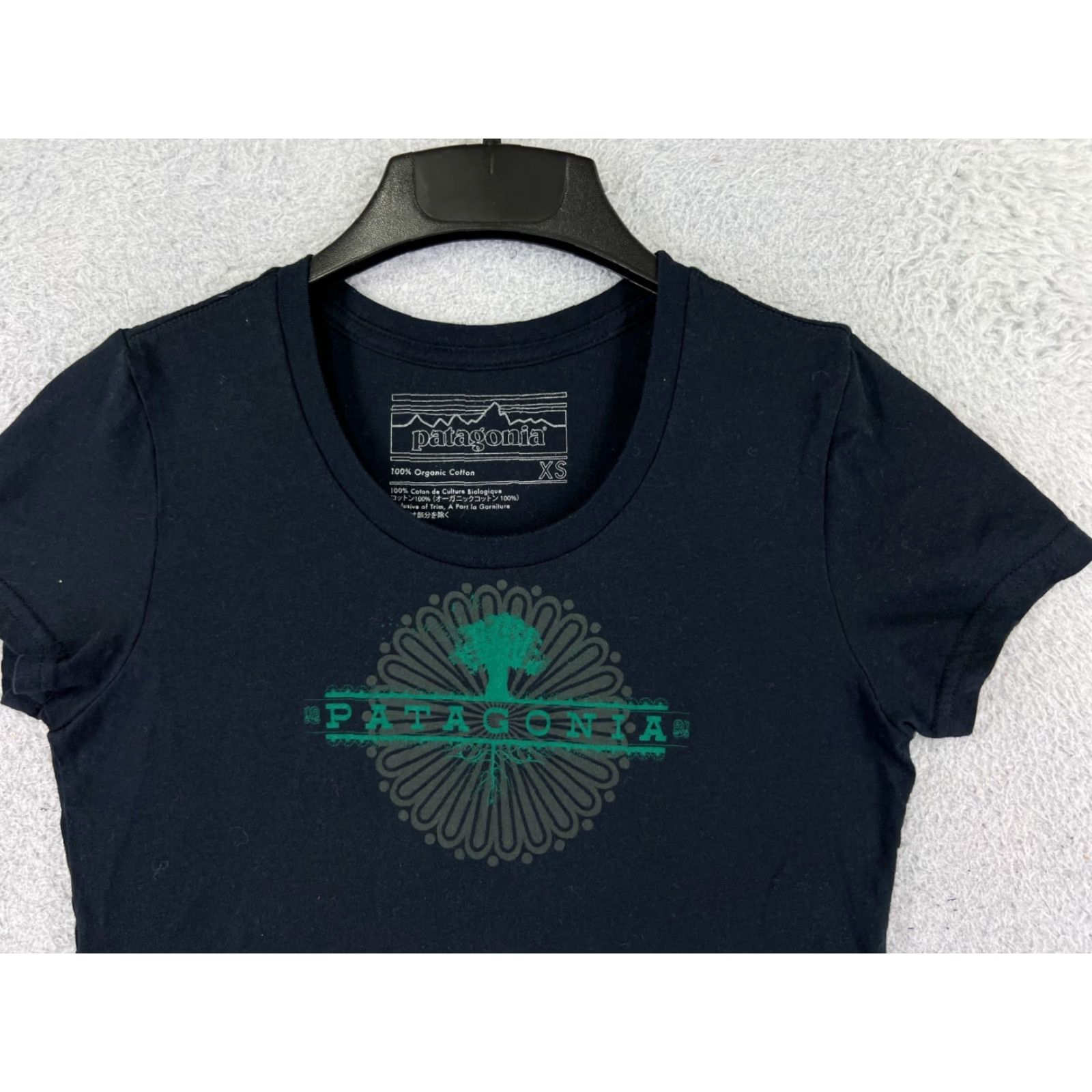 The North Face The North Face Shirt Womens XS Black Green Tree Chrysanthemum Logo Size XS / US 0-2 / IT 36-38 - 4 Thumbnail