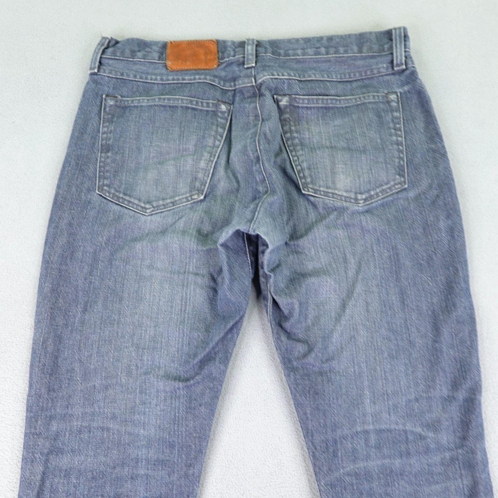 Wallace & Barnes WALLACE & BARNES Jeans Mens 34 Blue Denim Slim Fit Button Fly Pants Size US 34 / EU 50 - 5 Thumbnail