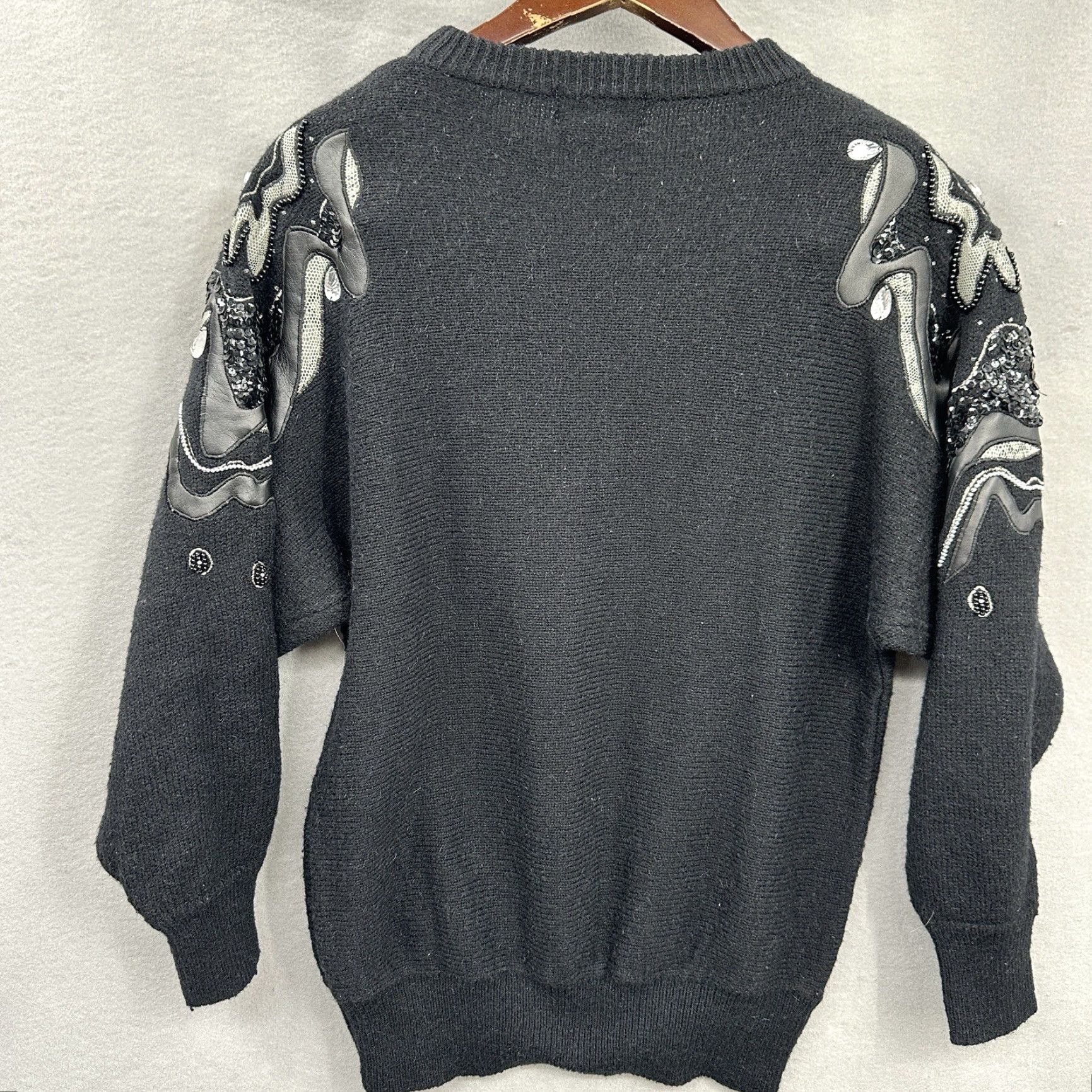 Etro VINTAGE Angenie Sweater Women S Embellished Beaded Knit Dolman Retro 90s Sh Inch? Size S / US 4 / IT 40 - 5 Thumbnail