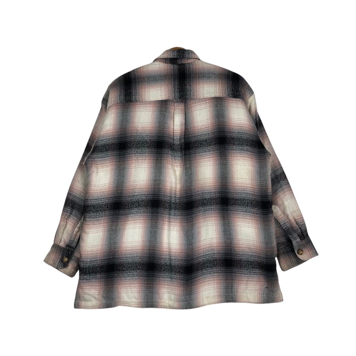Japanese Brand 📌Vintage Chore Work Flannel Jacket Button Bayleaf Size US M / EU 48-50 / 2 - 9 Thumbnail